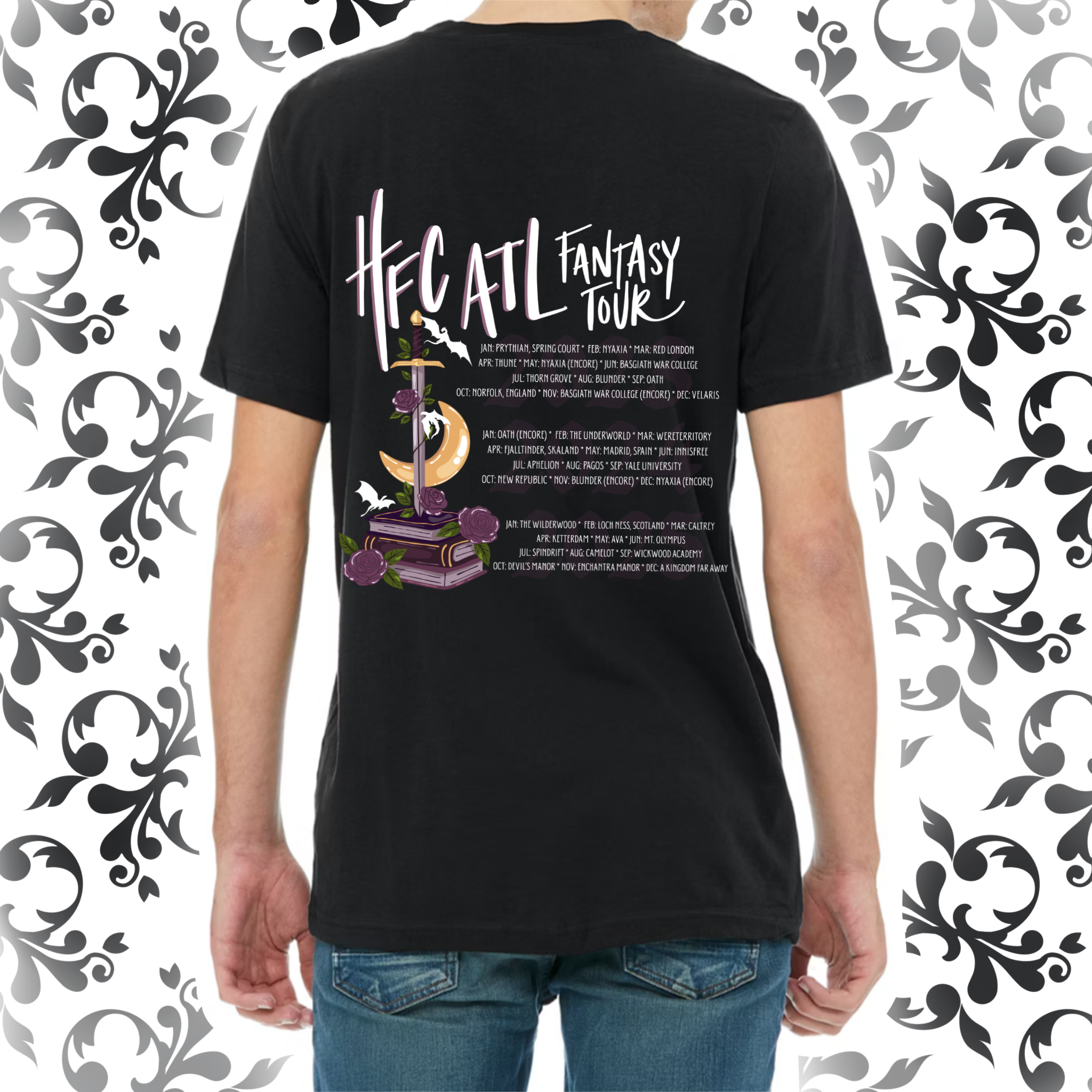 Fantasy Tour v2: Adult TShirt (Bella+Canvas)