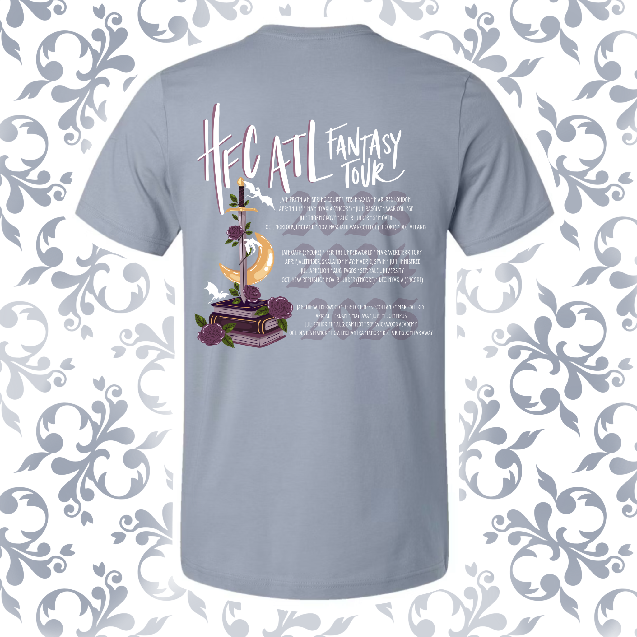 Fantasy Tour v2: Adult TShirt (Bella+Canvas)