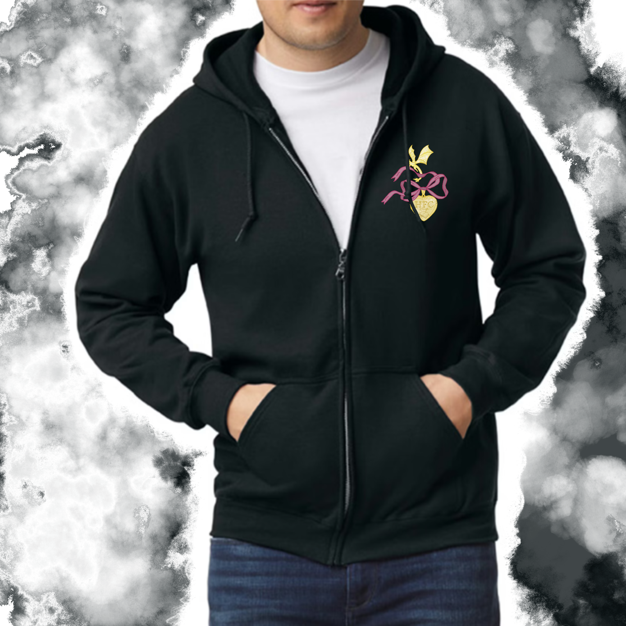 HFC Locket: Adult Zip Up Hoodie (Gildan)