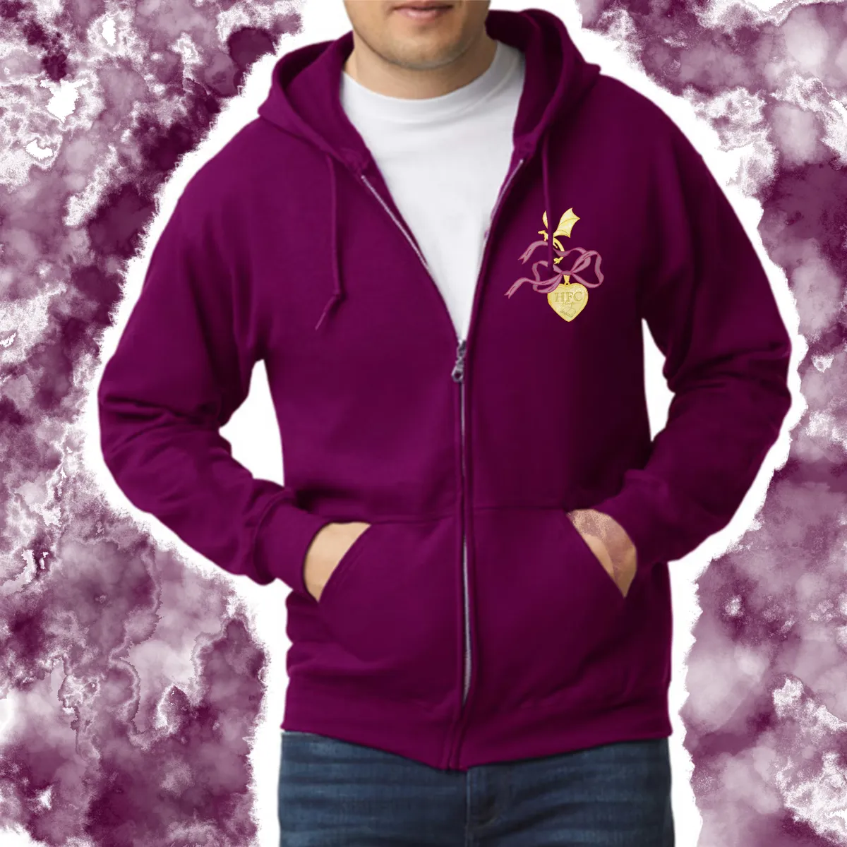 HFC Locket: Adult Zip Up Hoodie (Gildan)