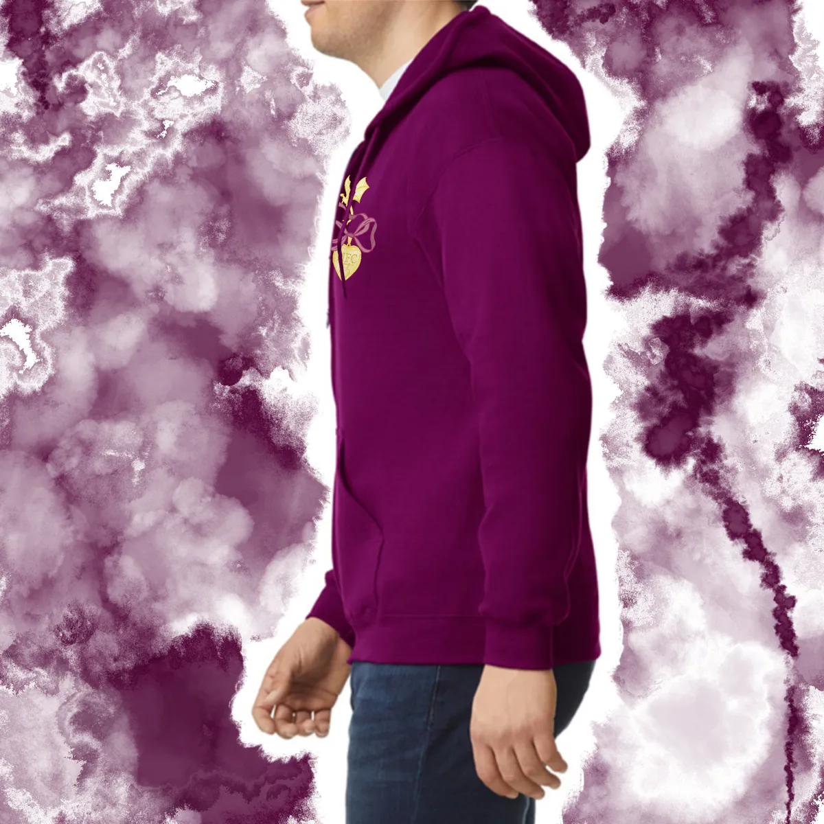 HFC Locket: Adult Zip Up Hoodie (Gildan)