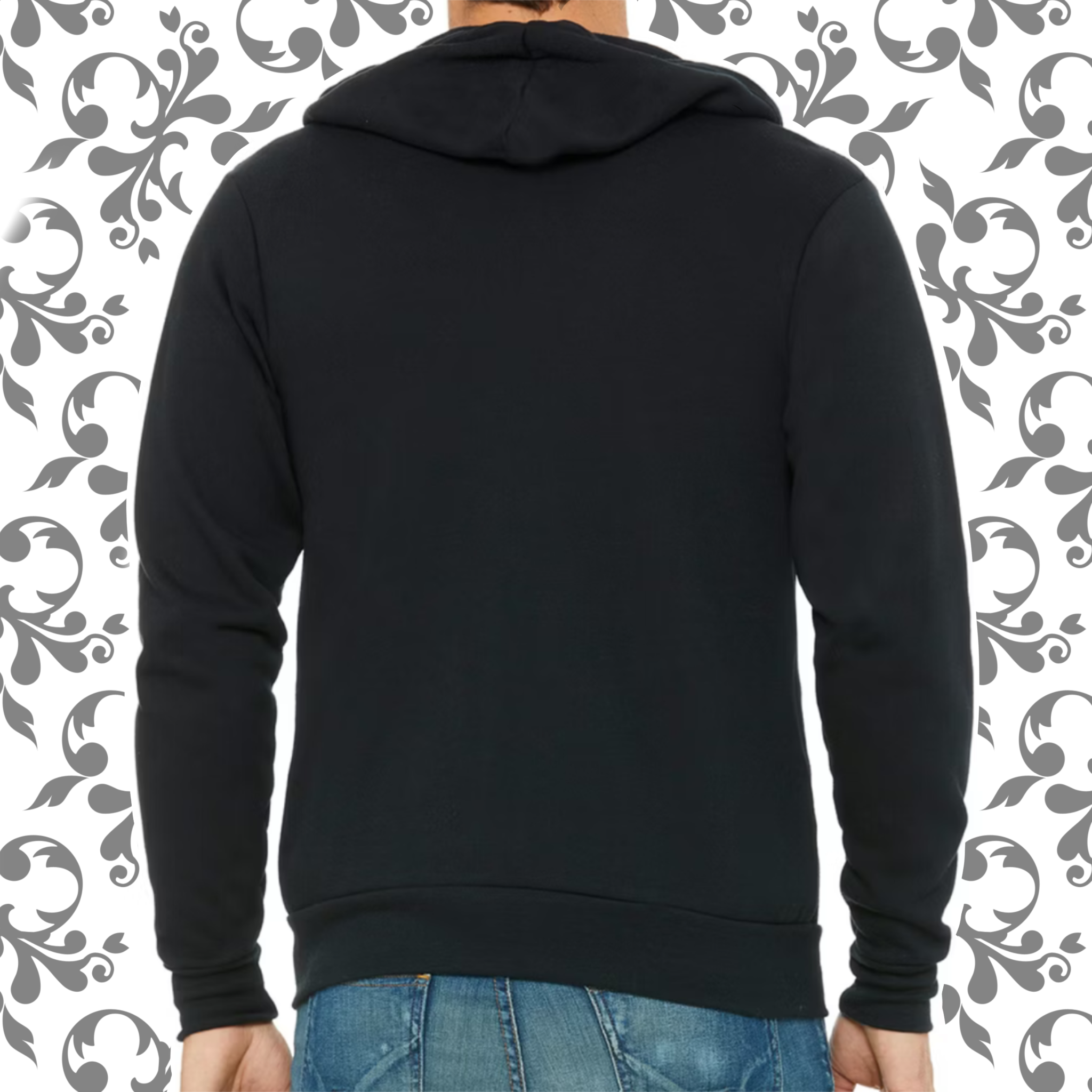 HFC Locket: Zip Up Hoodie (Bella+Canvas)