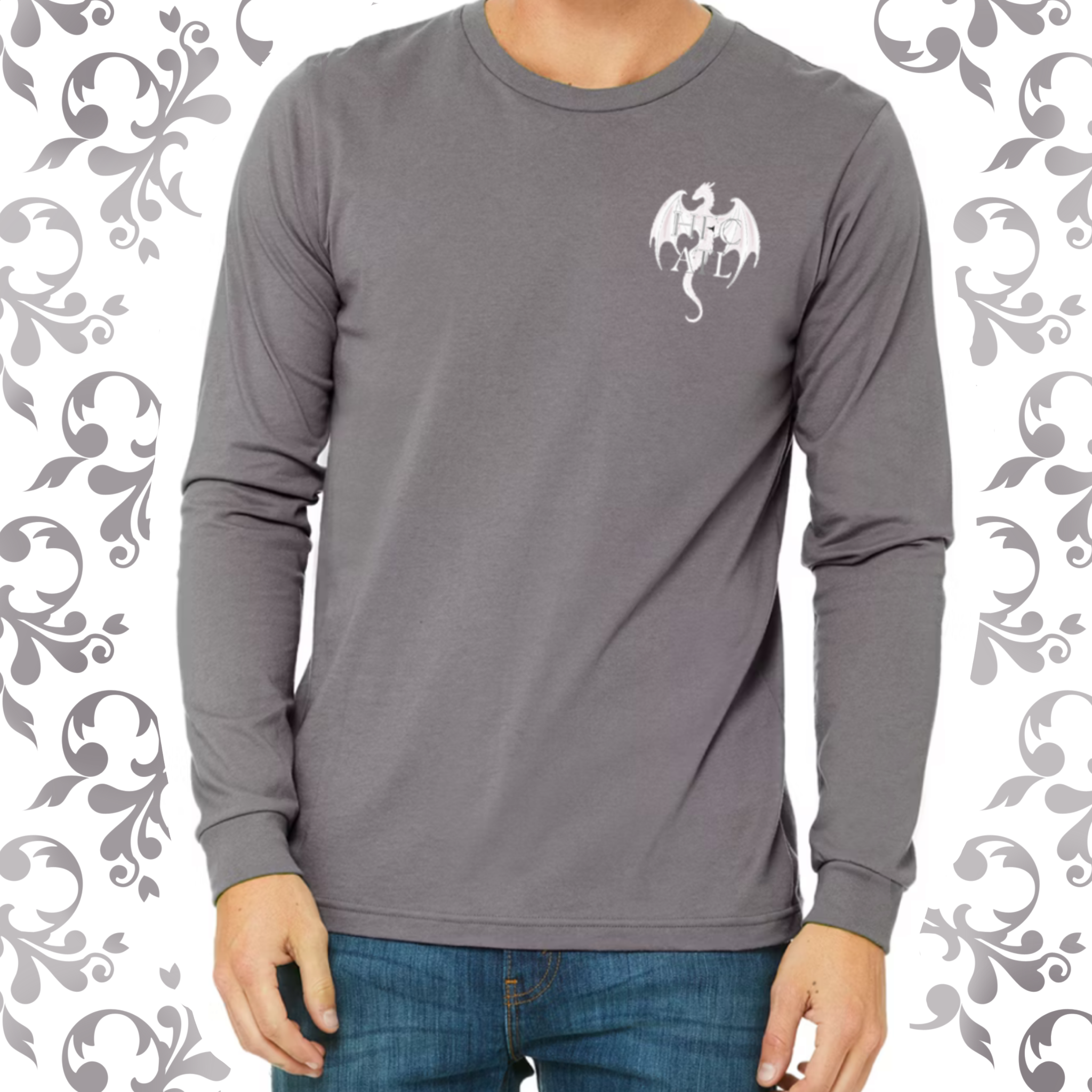 Pressed Penny: Adult Long Sleeve TShirt (Bella+Canvas)