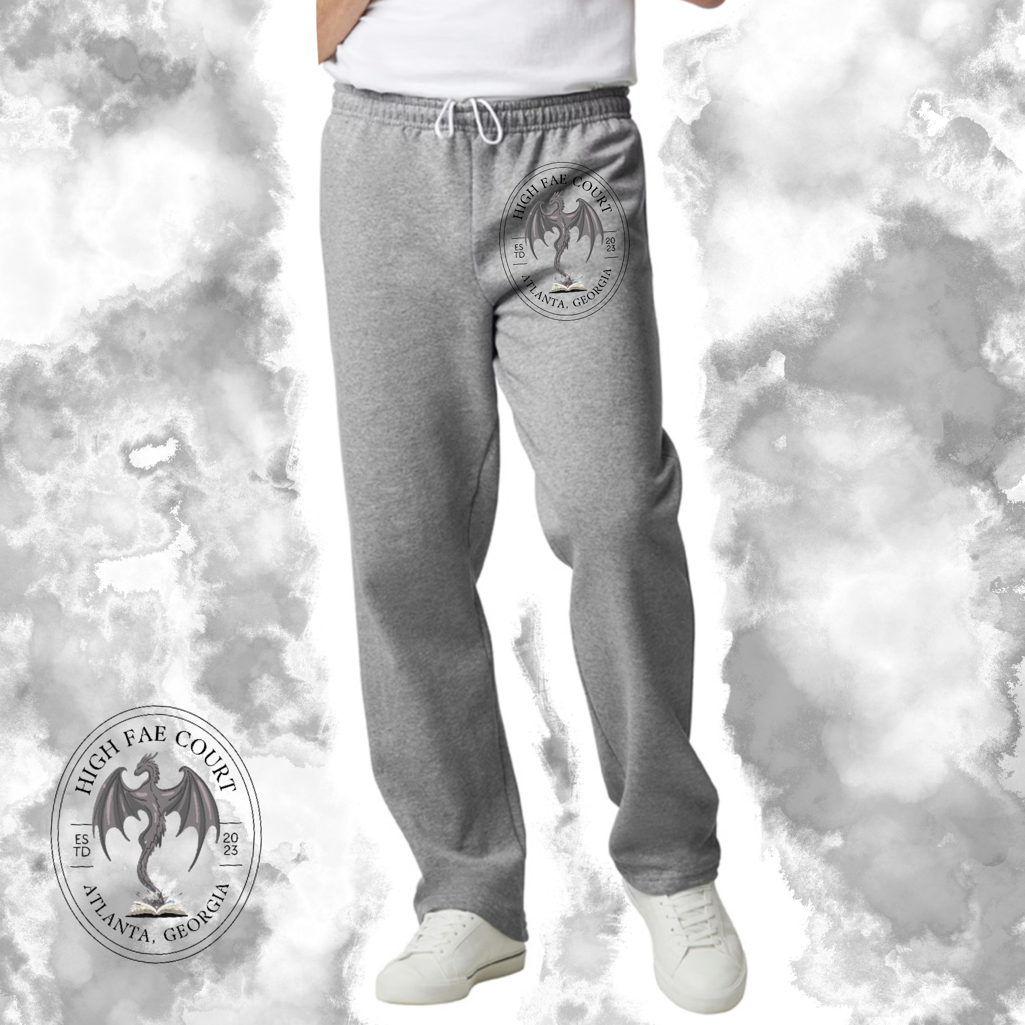 Pressed Penny: Adult Sweatpants OPEN BOTTOM (Gildan)