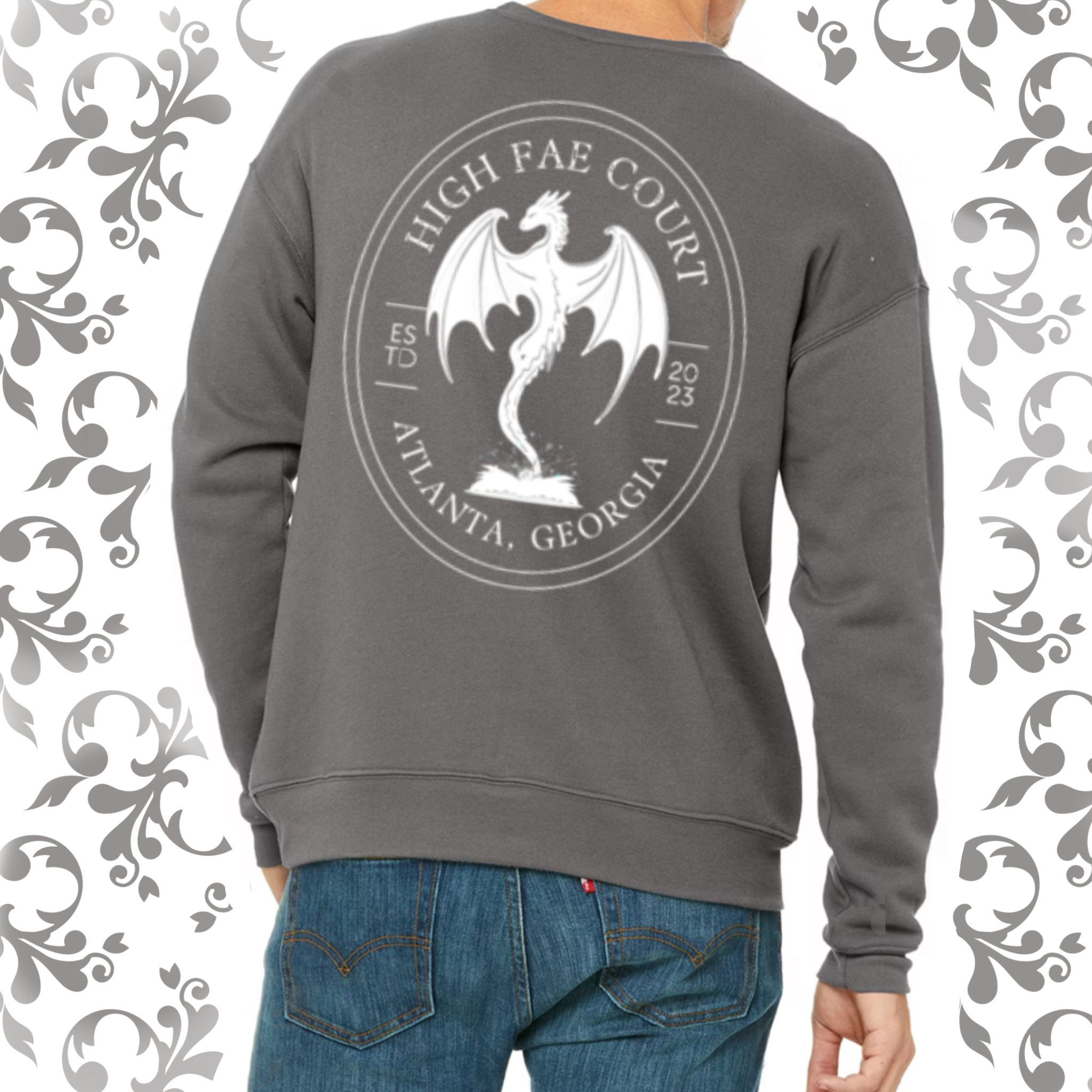 Pressed Penny: Adult Crewneck (Bella+Canvas)