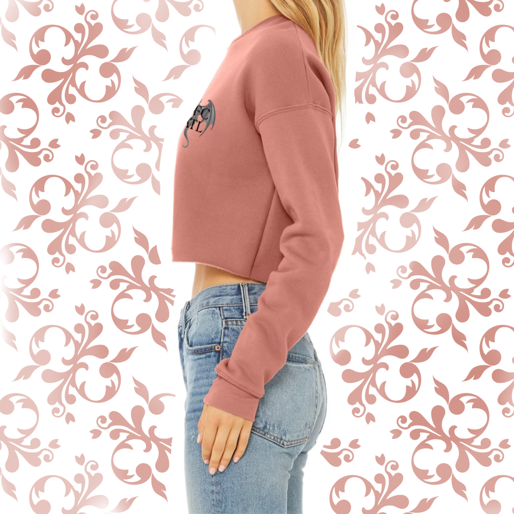 Pressed Penny: Adult Cropped Crewneck (Bella+Canvas)