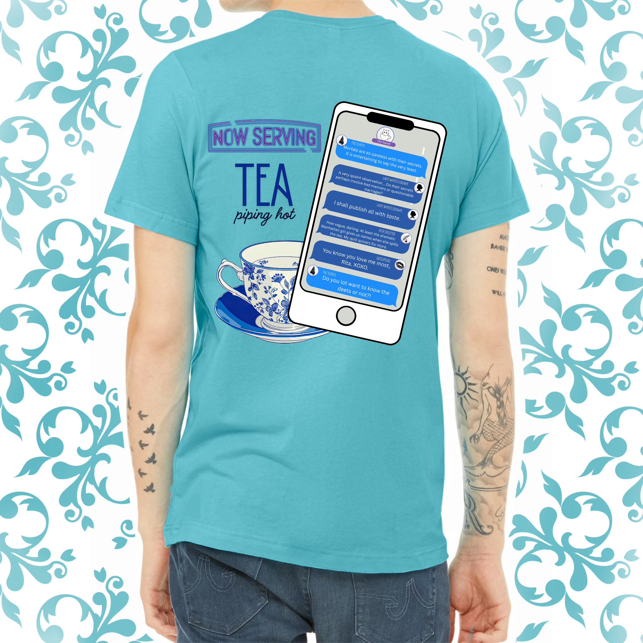 Tea Time: Adult TShirt (Bella+Canvas)