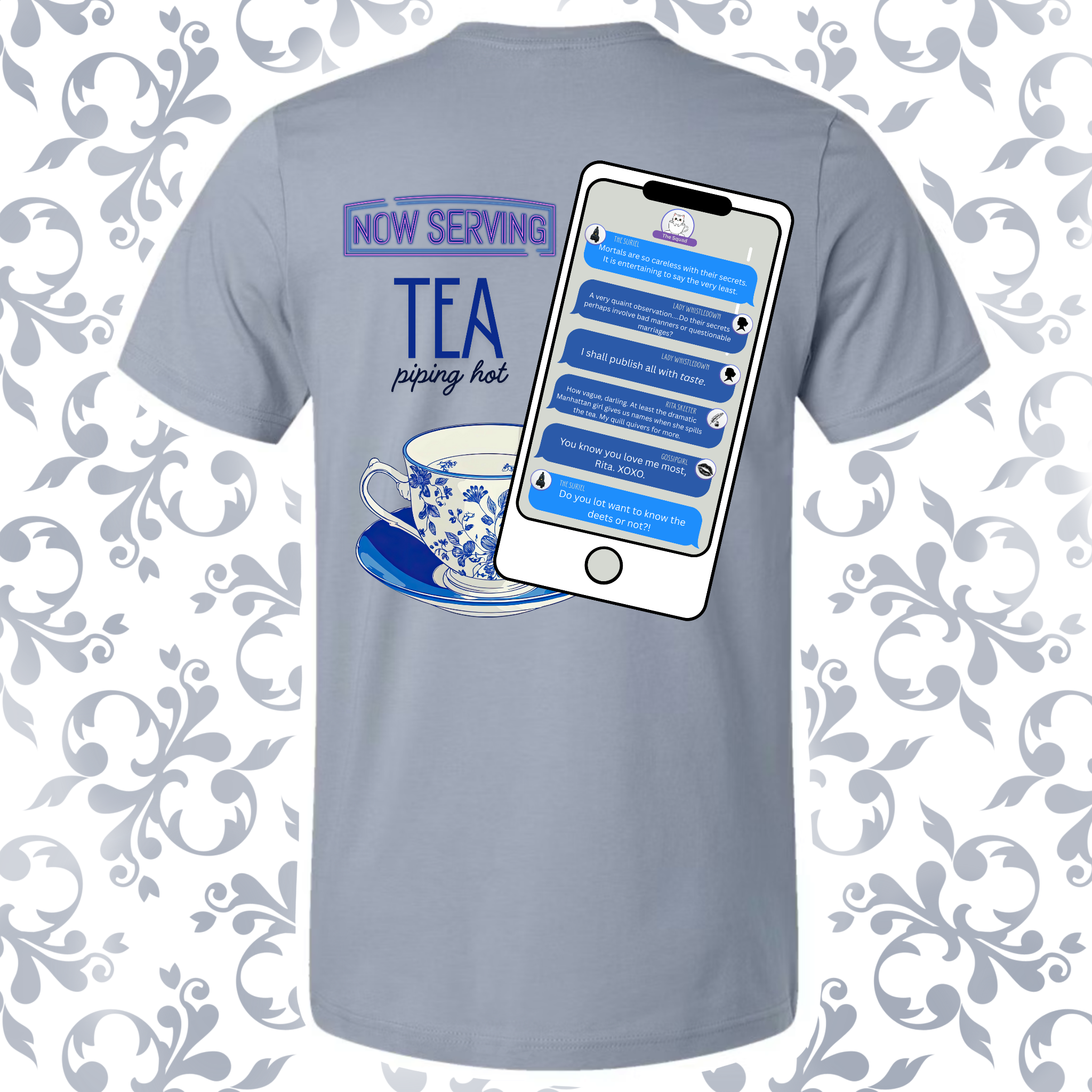 Tea Time: Adult TShirt (Bella+Canvas)