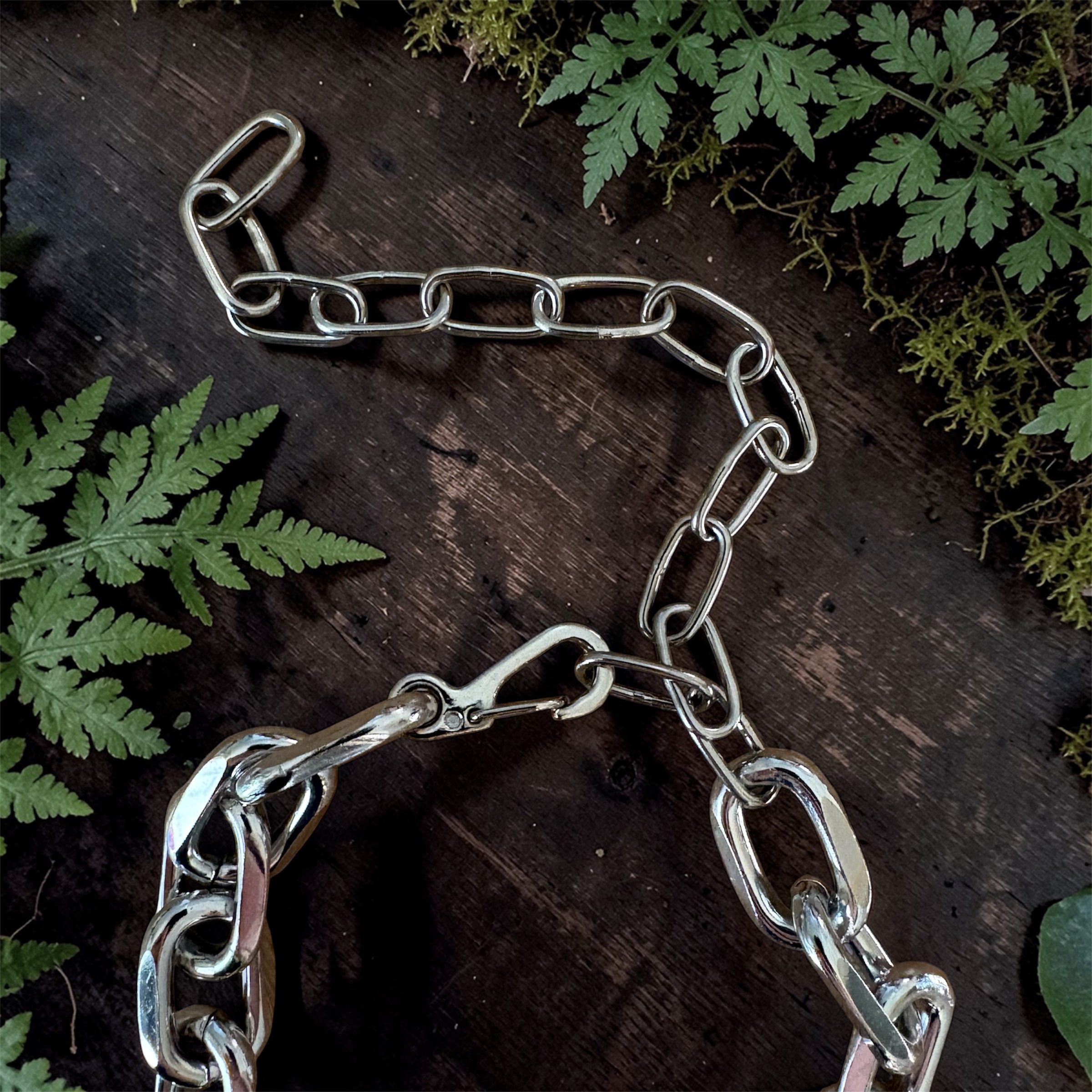 Apatite Chunky Chain Crystal Pendant Necklace