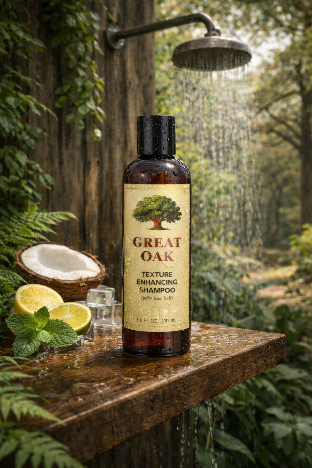 Cedar scented texture shampoo