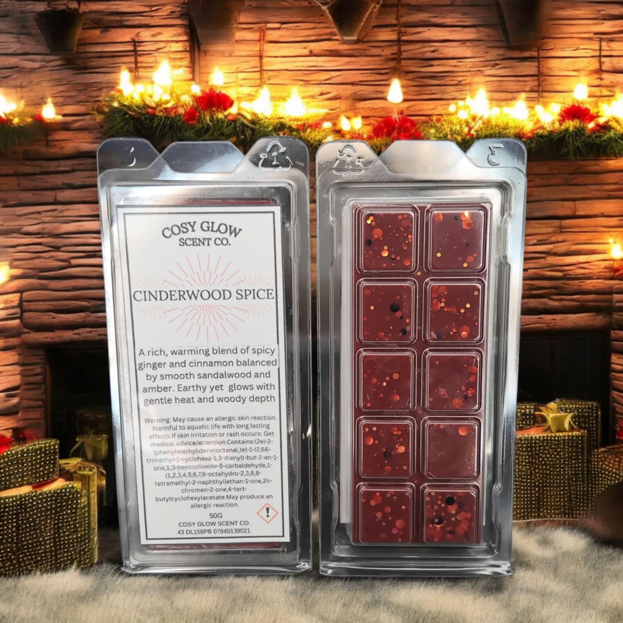 Cinderwood Spice Wax Melt Bar