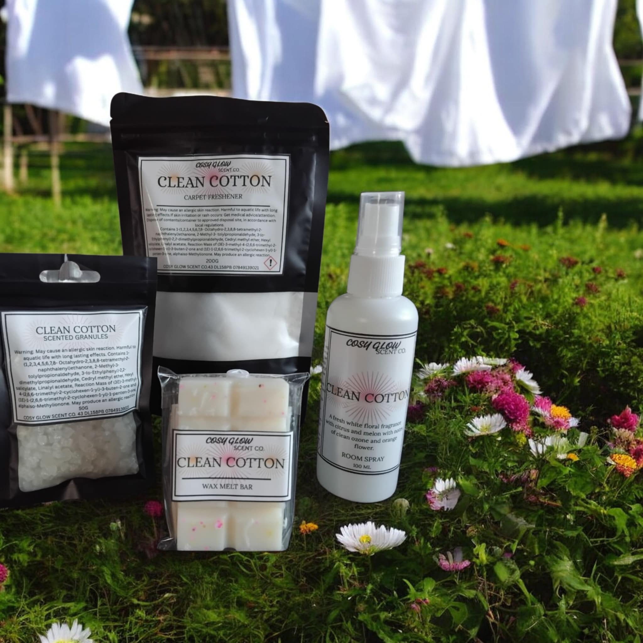 Clean Cotton Home Fragrance Bundle