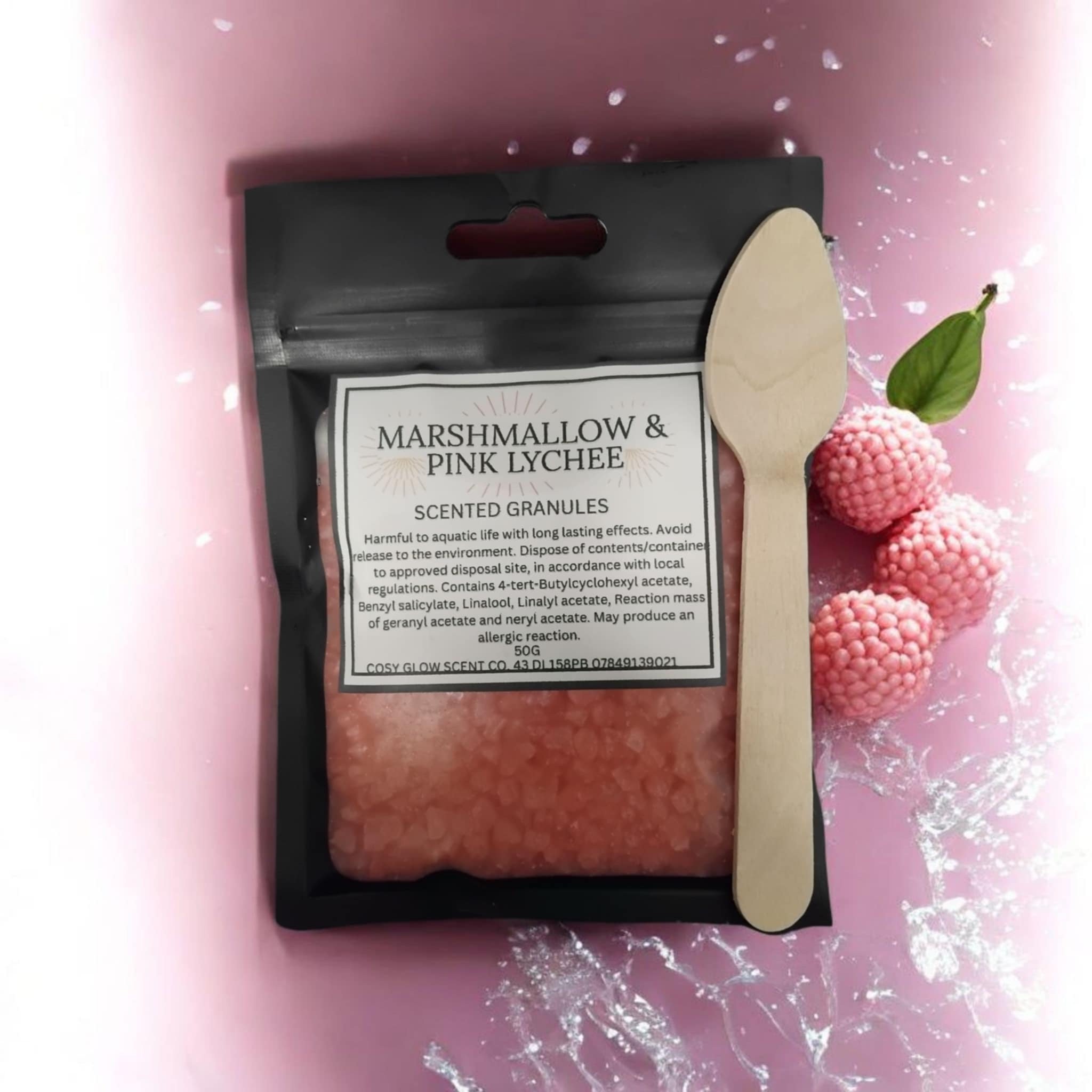 Marshmallow & Pink Lychee Scented Granules