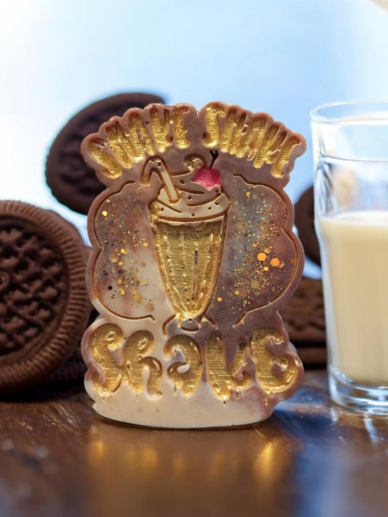 Oreo Milkshake Wax Shape