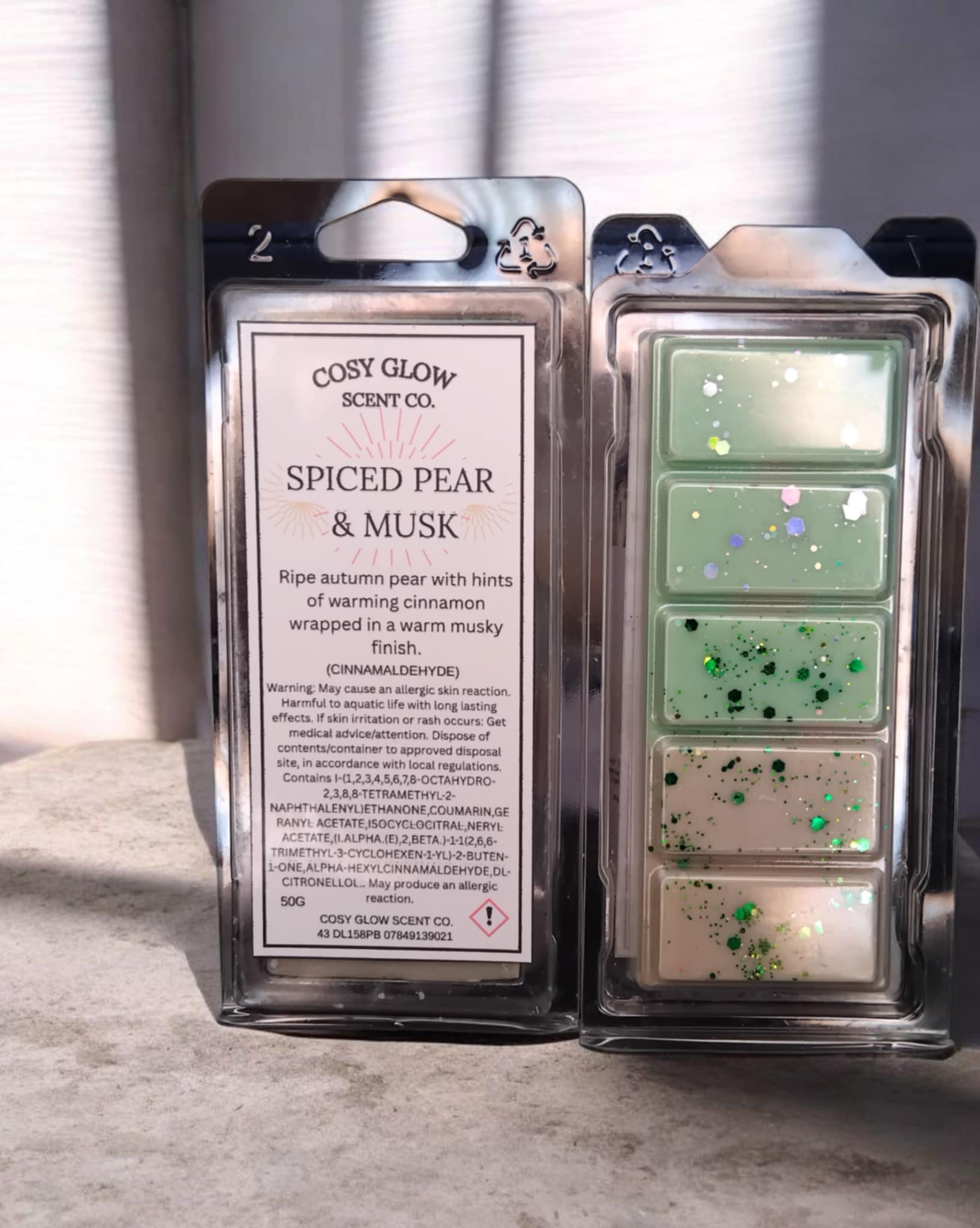 Spiced Pear &  Musk Wax Melt Bar