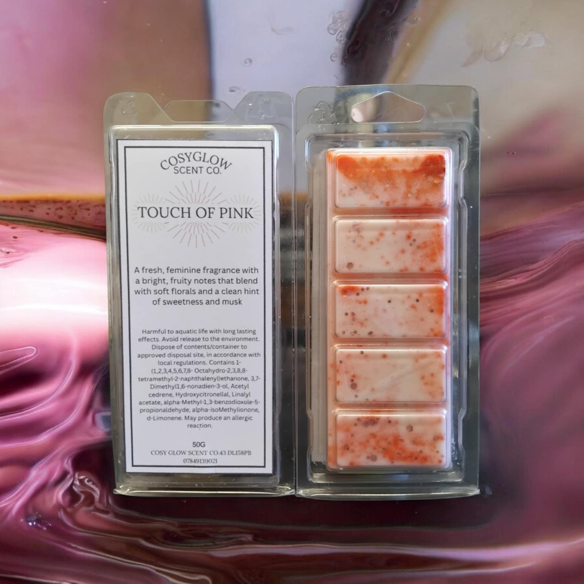 Touch Of Pink Wax Melt Bar