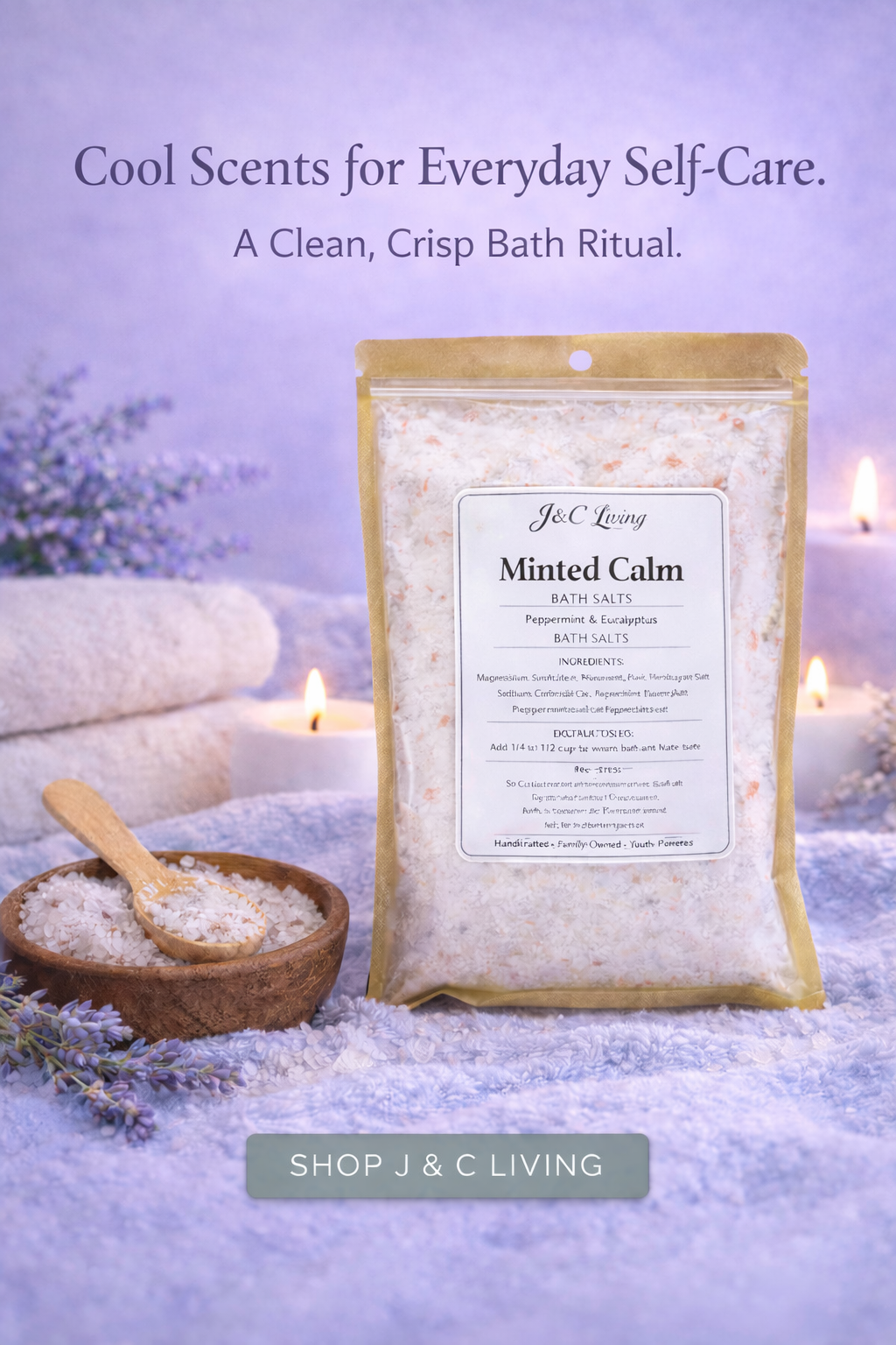 MInted Calm Bath Salts
