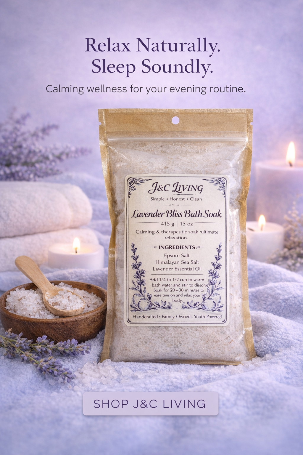 Lavender Bliss Bath Salts