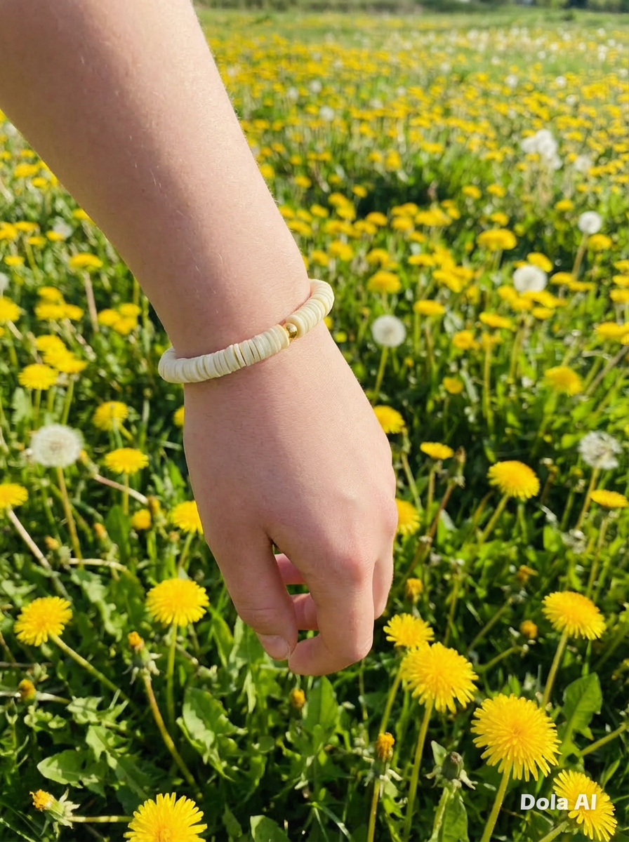 Dandelion bracelet