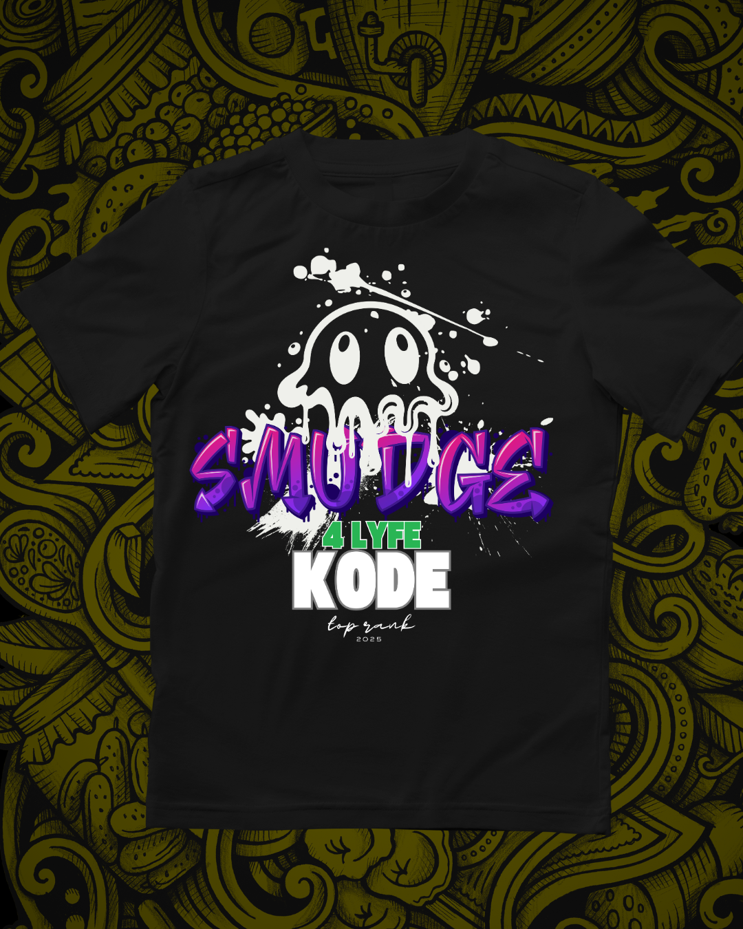 Smudge Graphic DTF Printed T Shirt – Premium Graphic Tee UK