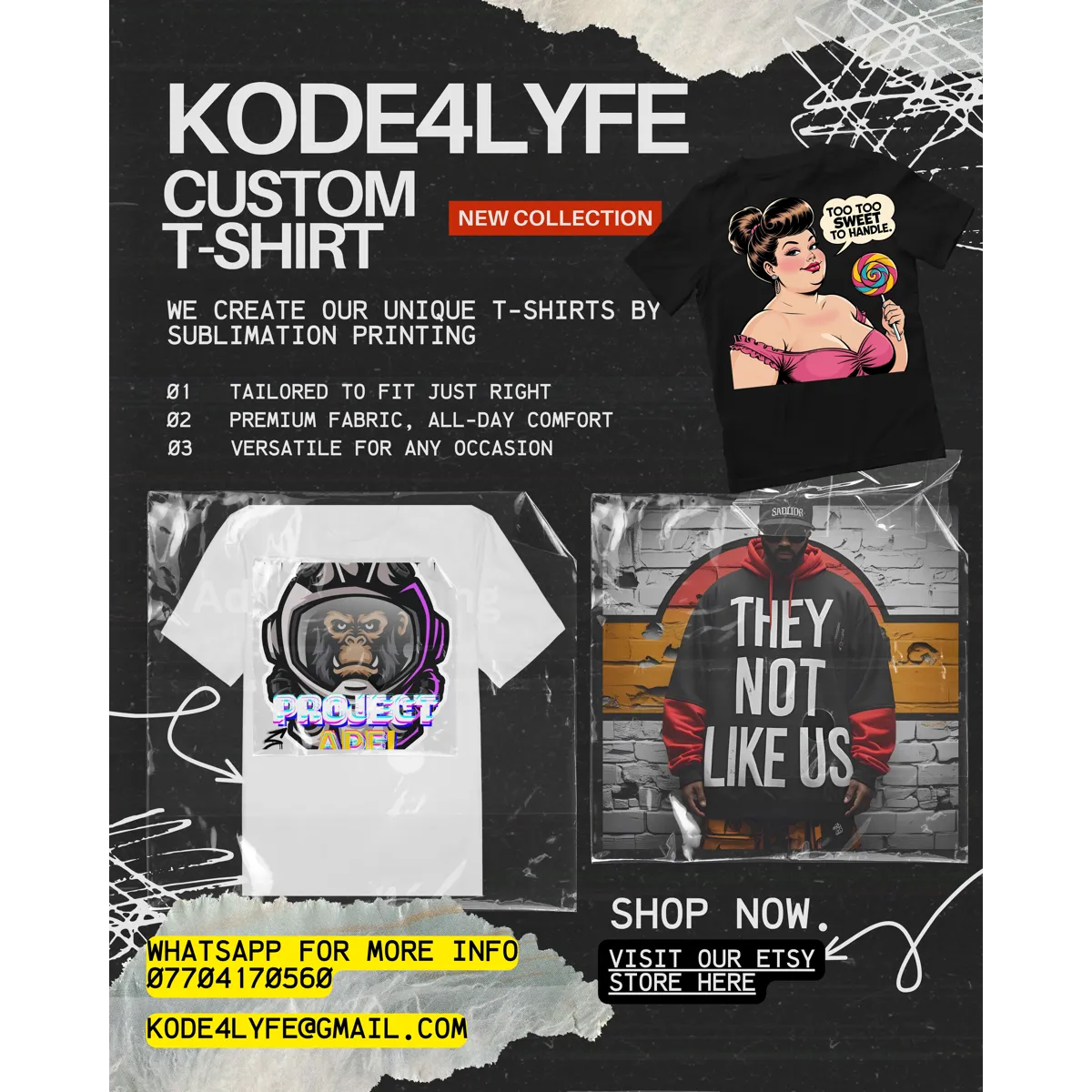 Punk Head Design T DTF Printed T Shirt – Premium Graphic Tee UK