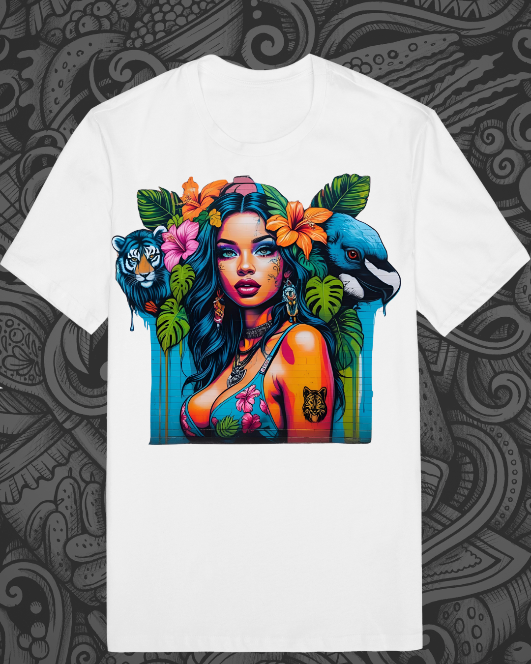 Untamed 2 DTF Printed T Shirt – Premium Graphic Tee UK