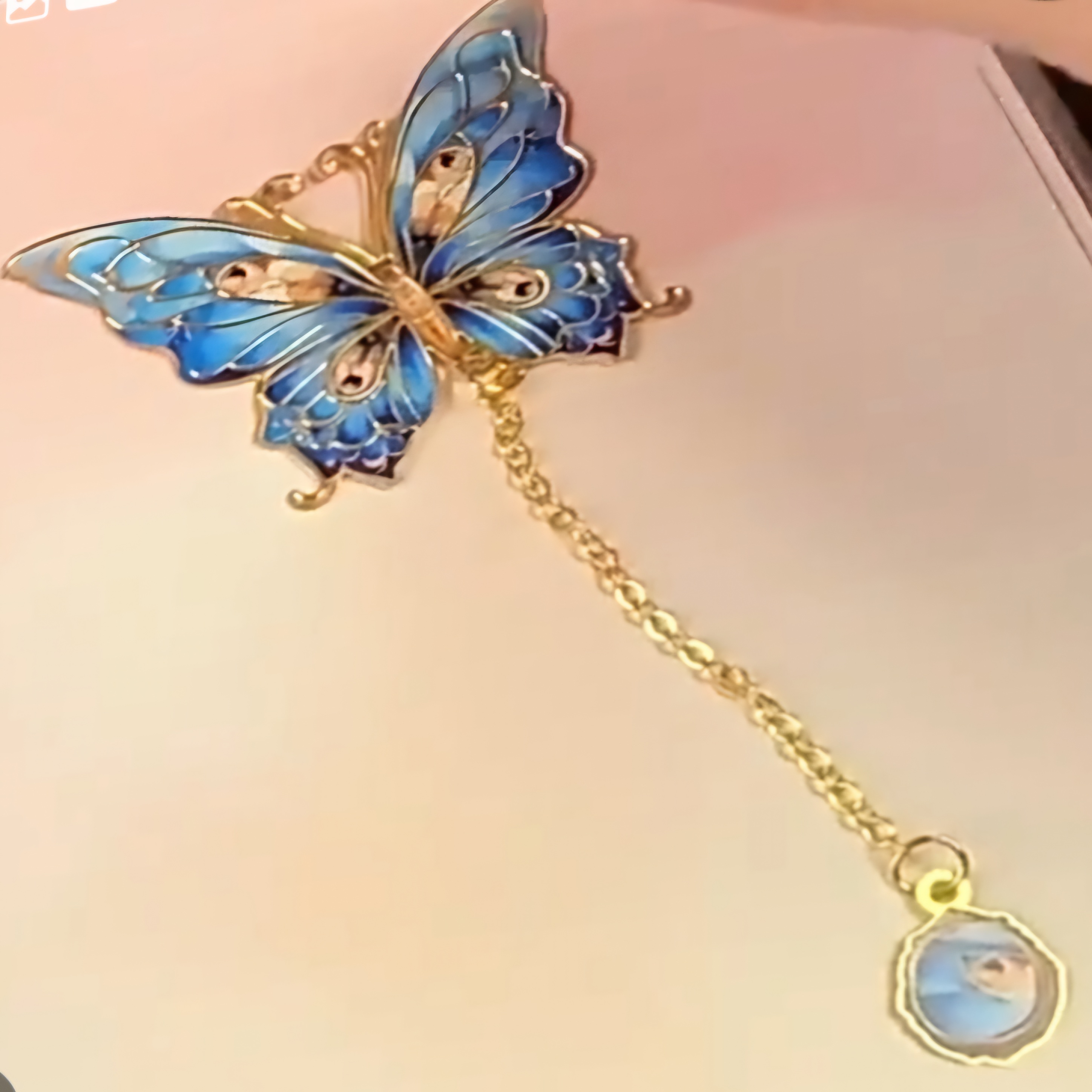 Float like a Butterfly metal bookmarks