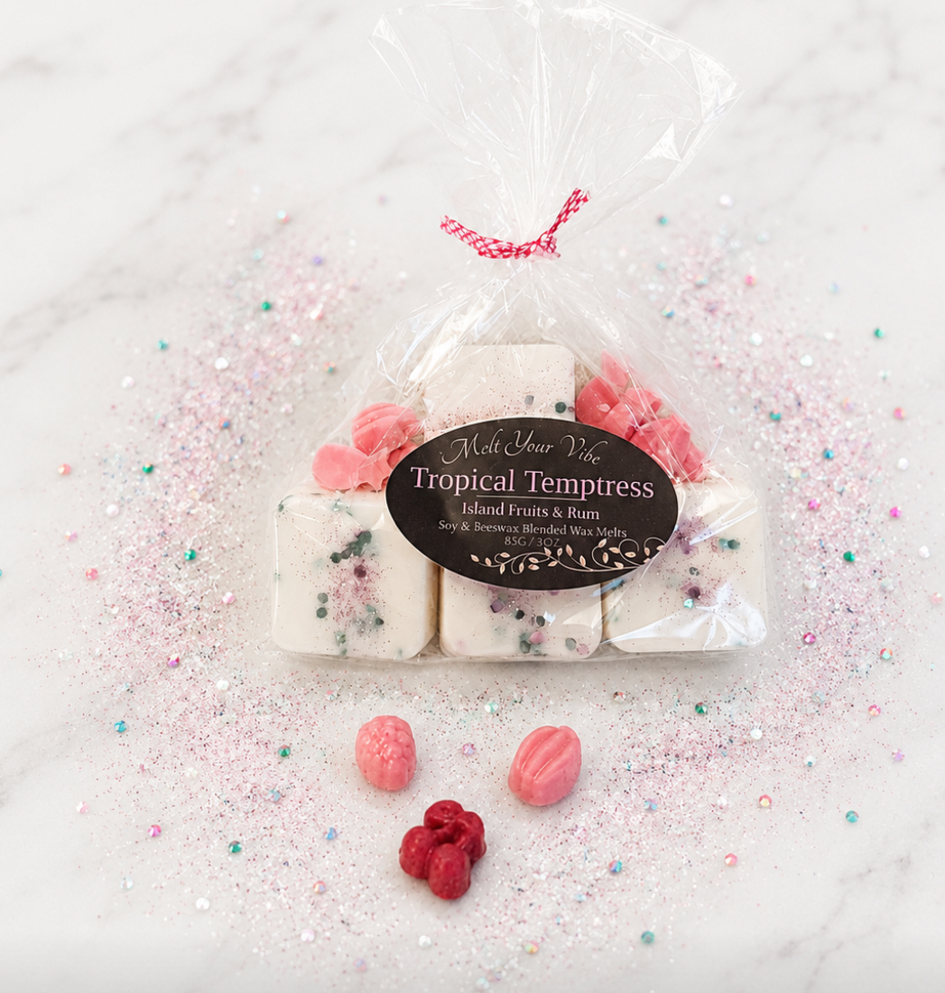 Tropical Temptress, Island Fruits & Rum Individual Melts
