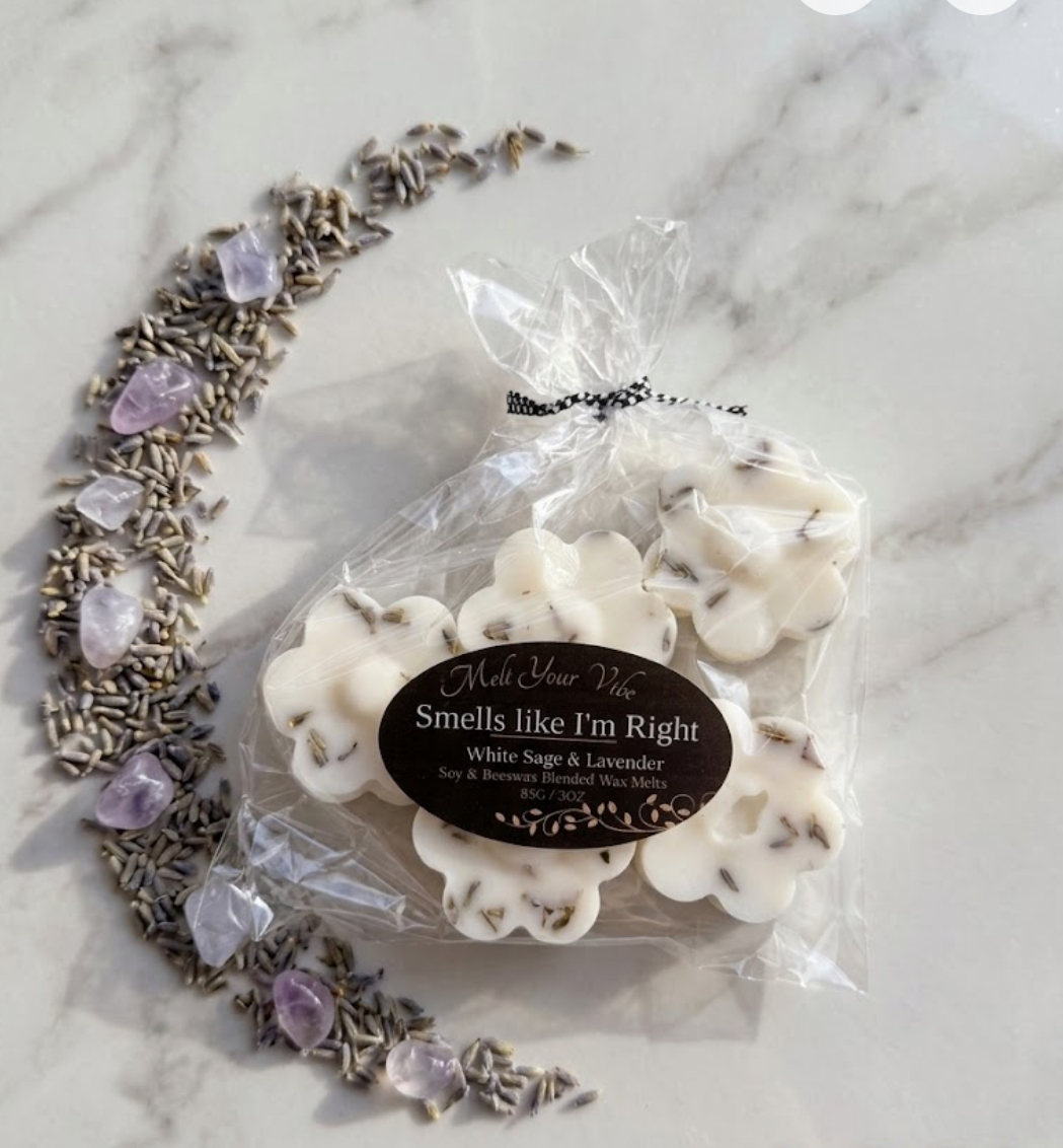 Smells like I'm Right, White Sage & Lavender  Individual Melts