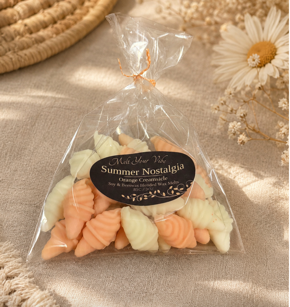 Summer Nostalgia, Orange Creamsicle Individual Melts