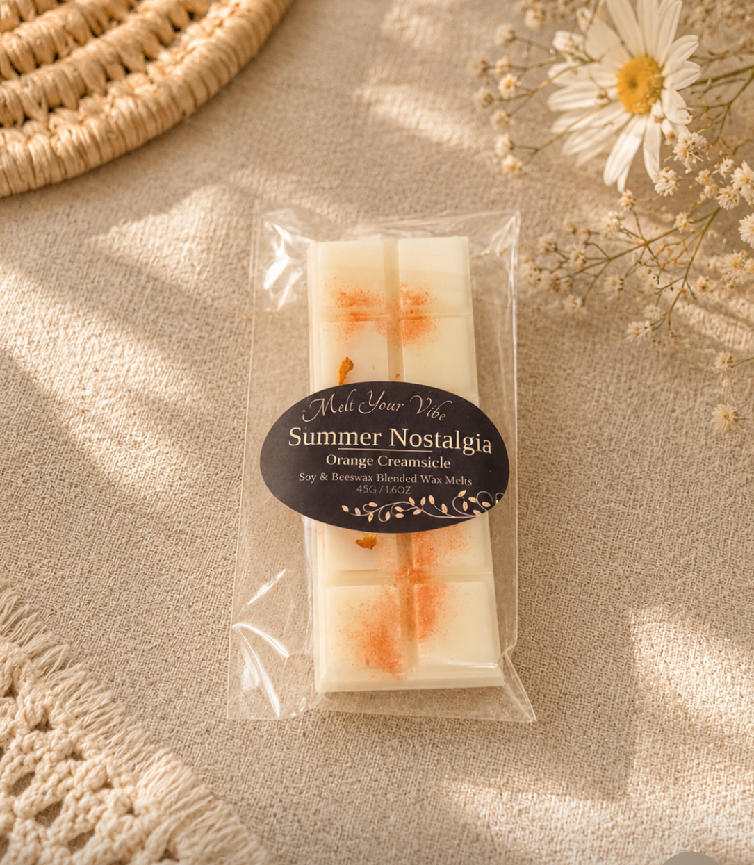 Summer Nostalgia, Orange Creamsicle Snap Bar