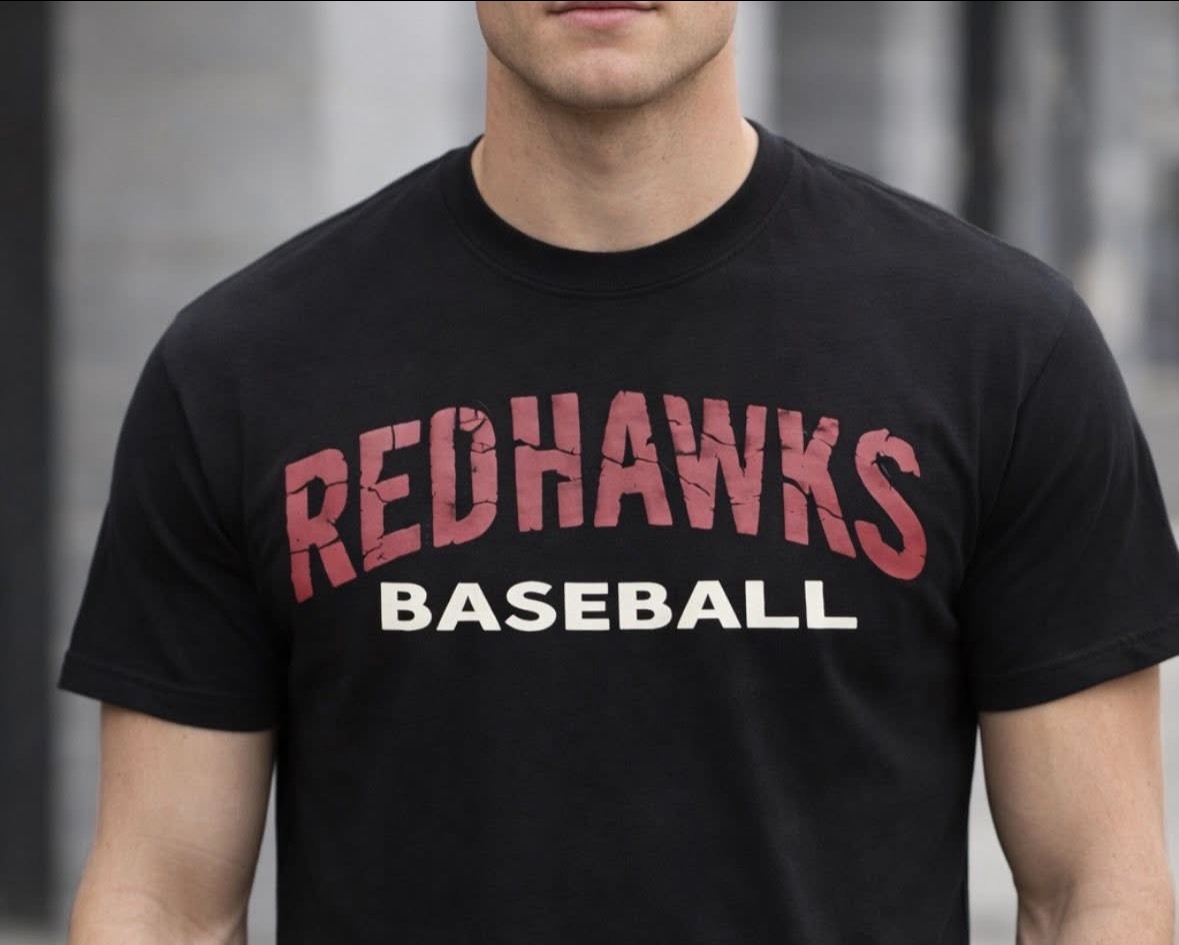 Cass City Red Hawks Baseball Tee | Game Day Shirt | Red Hawks Pride