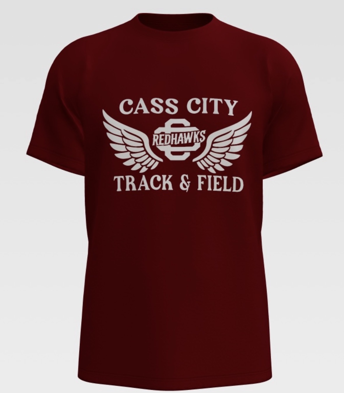 Cass City Redhawks Track & Field Tee | Game Day Spirit Shirt | Redhawks Pride