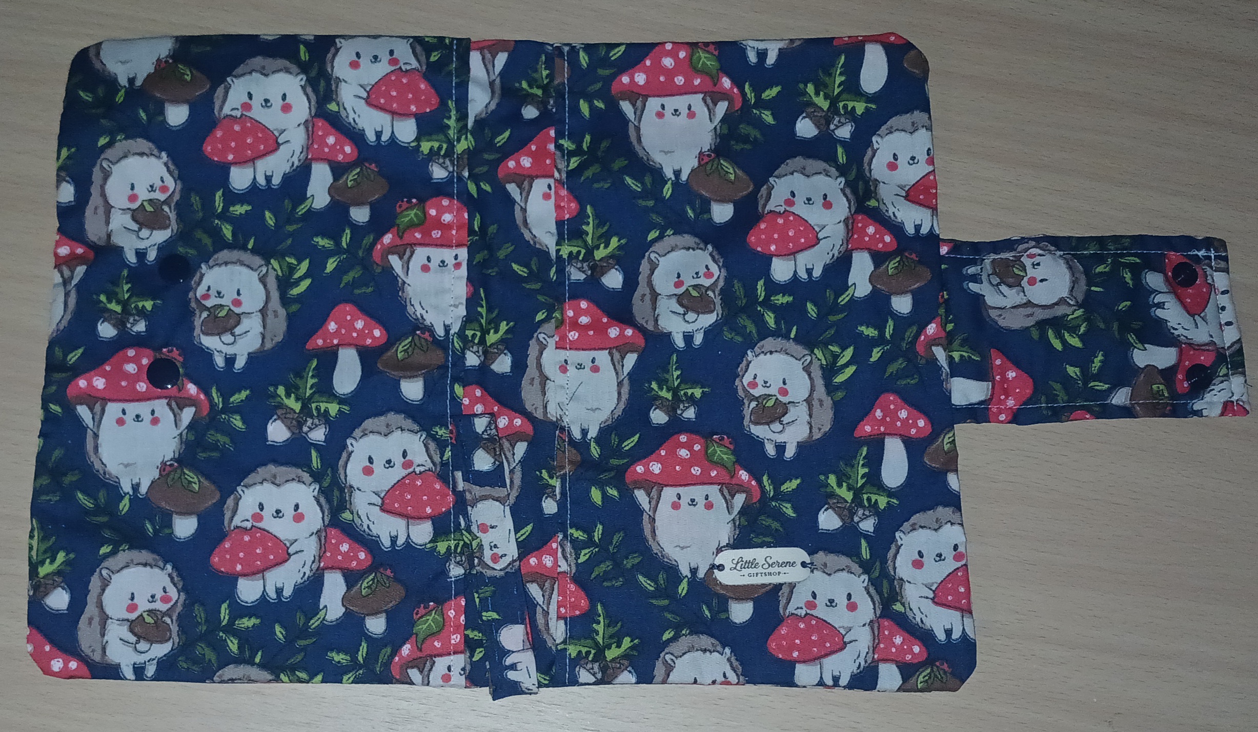 Hedgehog Nappy & Wipes Case