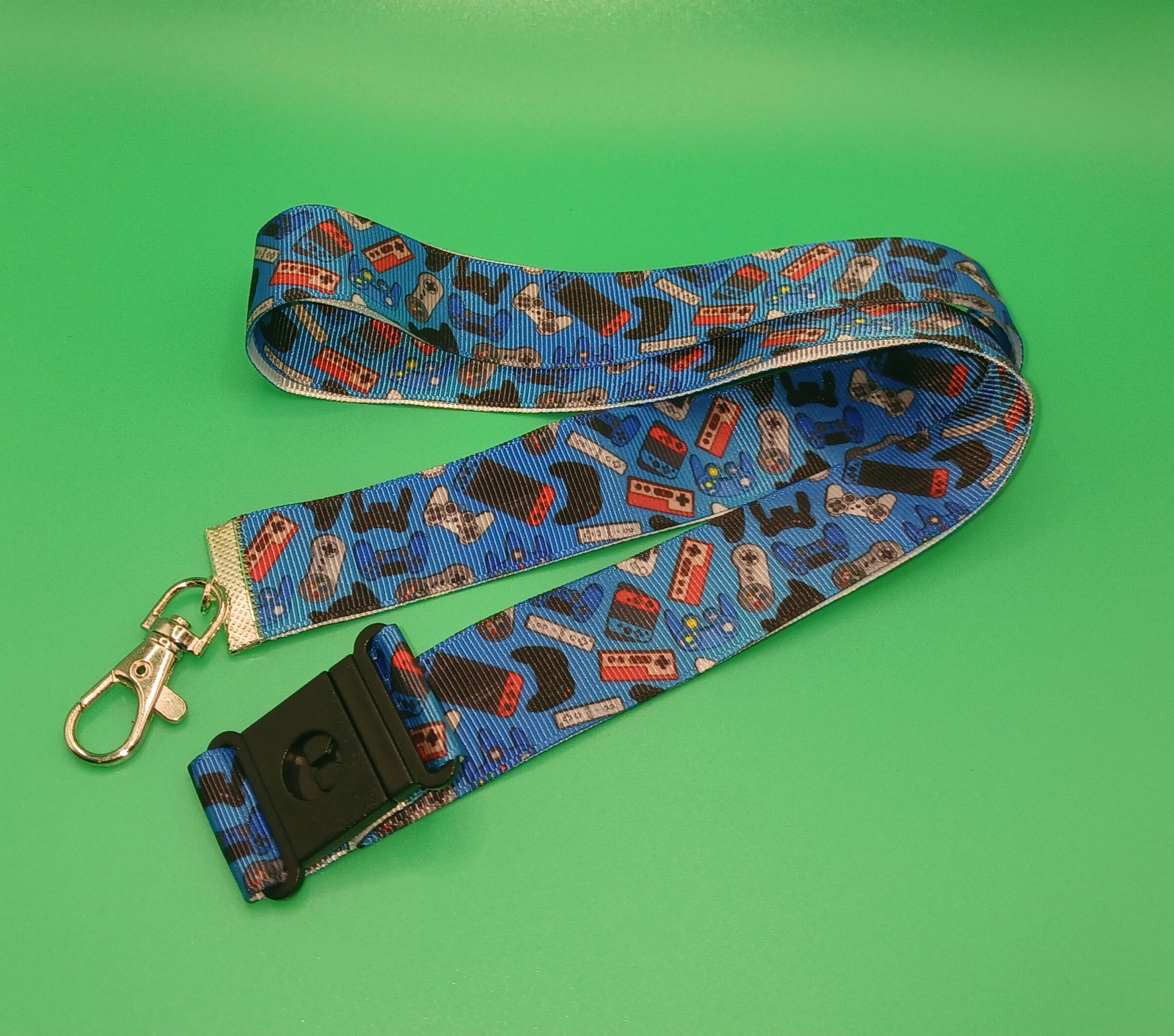 Blue Gaming Lanyard