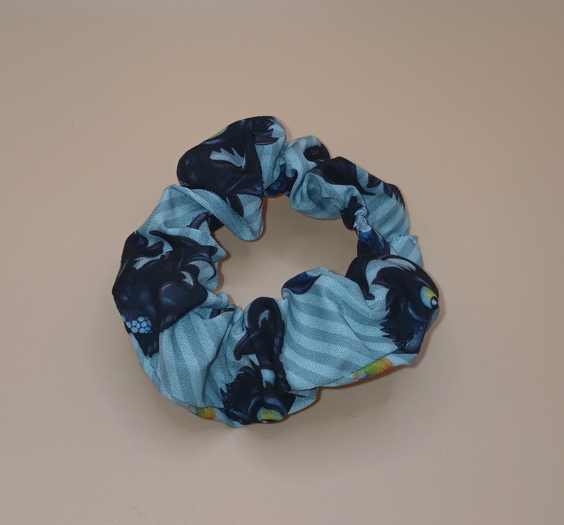 Blue Dragon Small Scrunchie