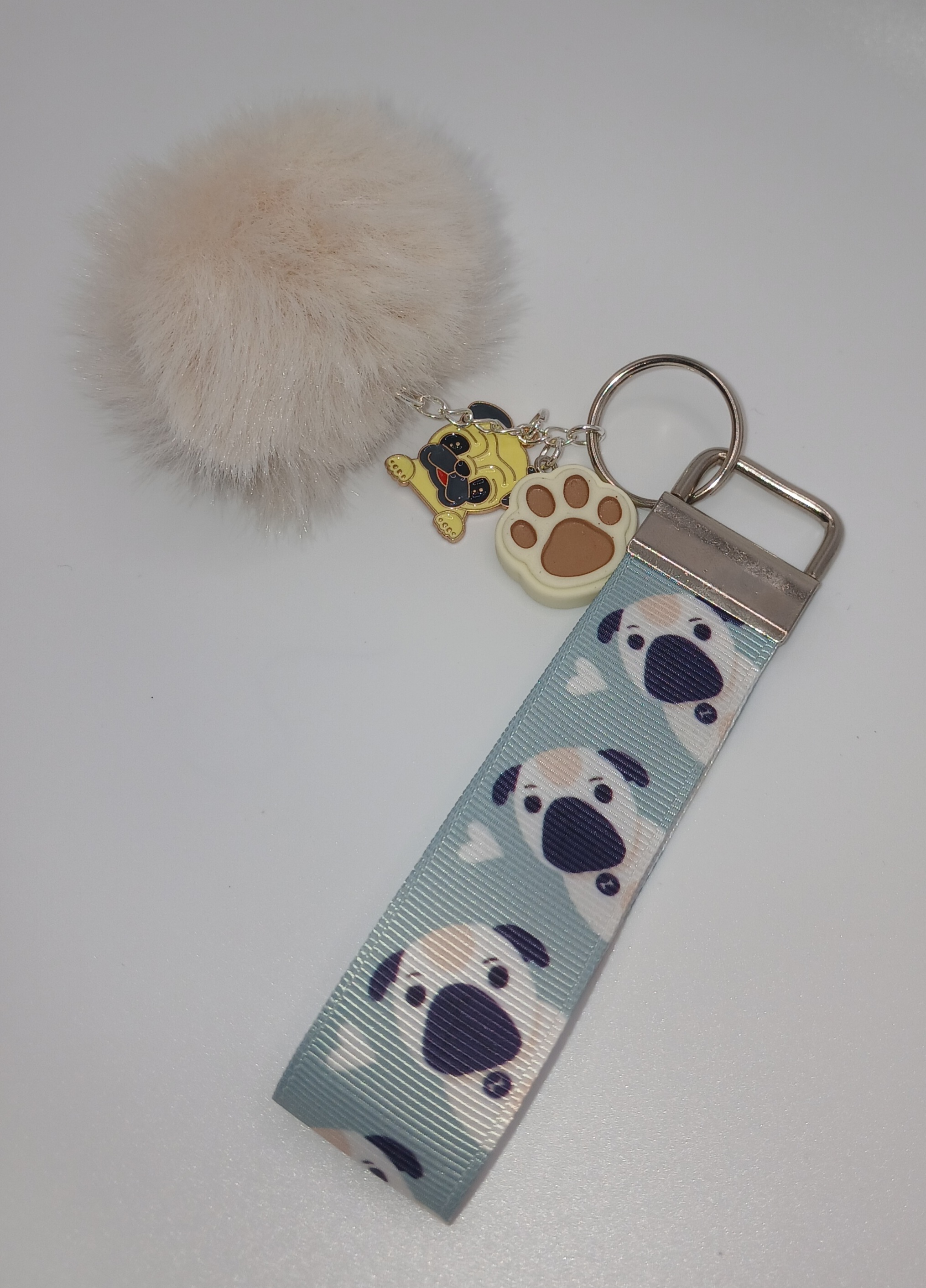 Pug Dog Bag Charm