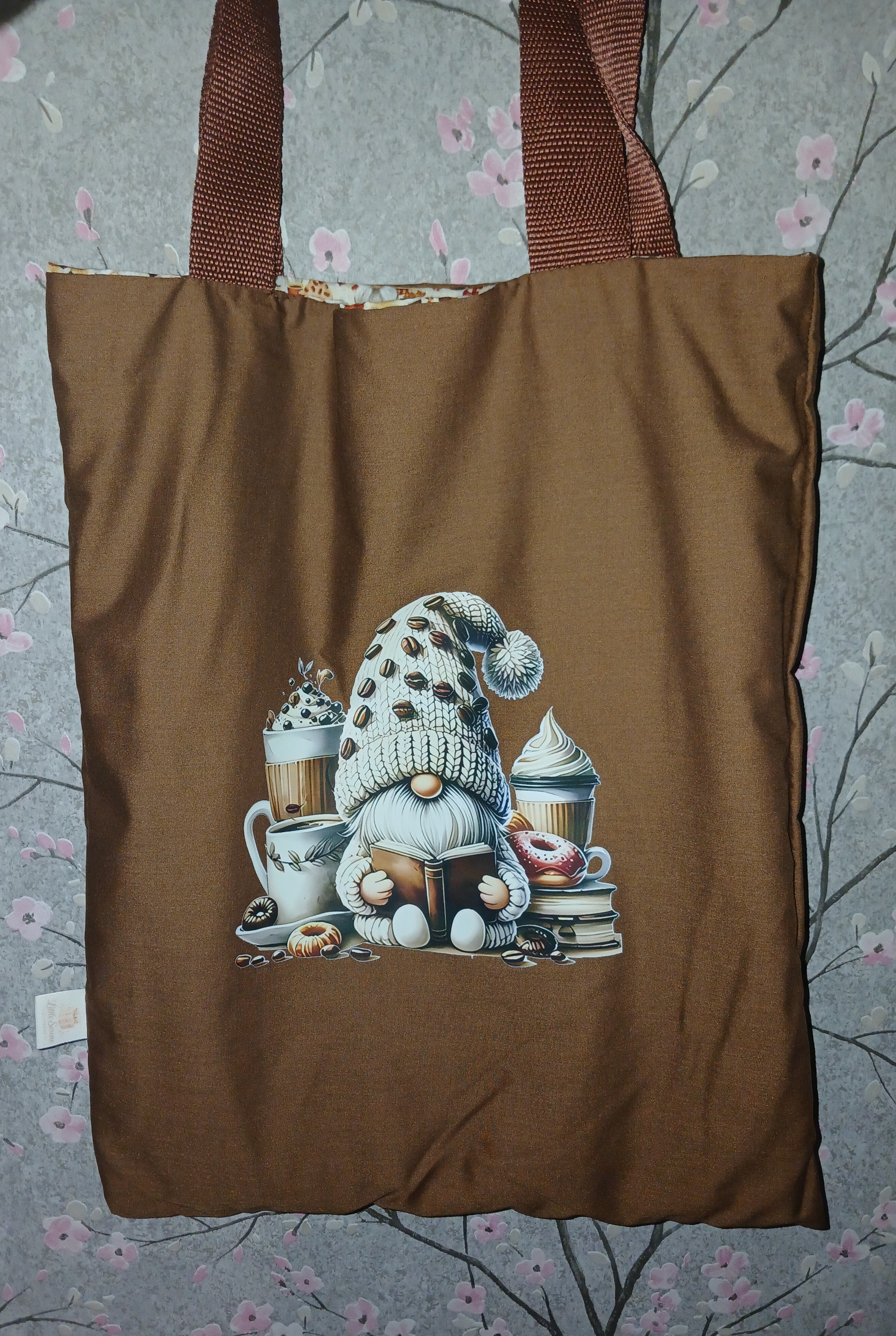 Coffee Gnome Reversible Tote