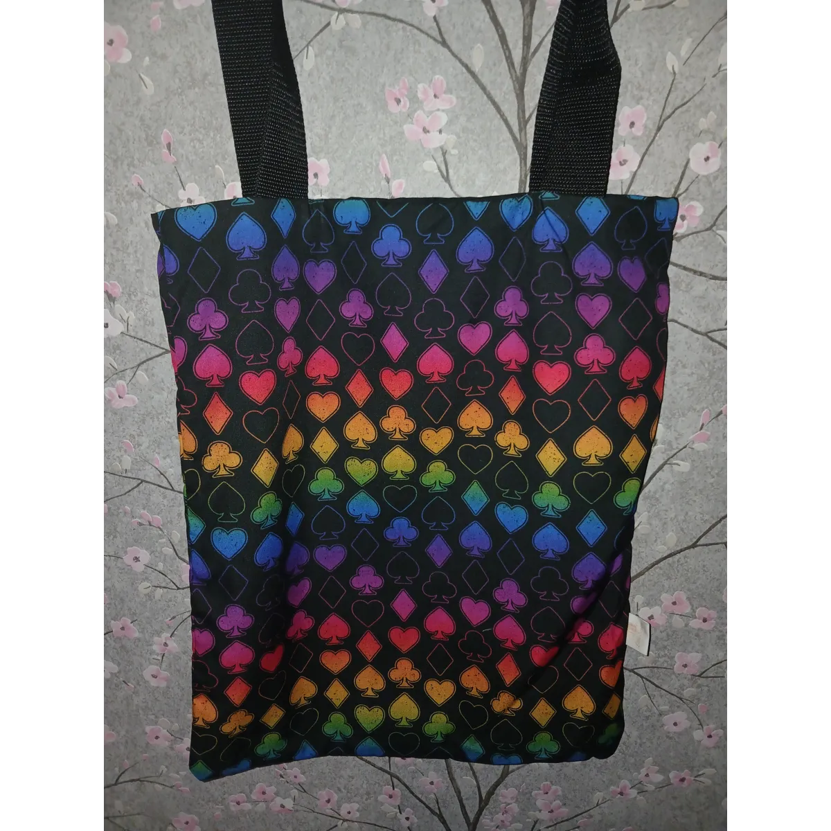Card Suits Reversible Tote
