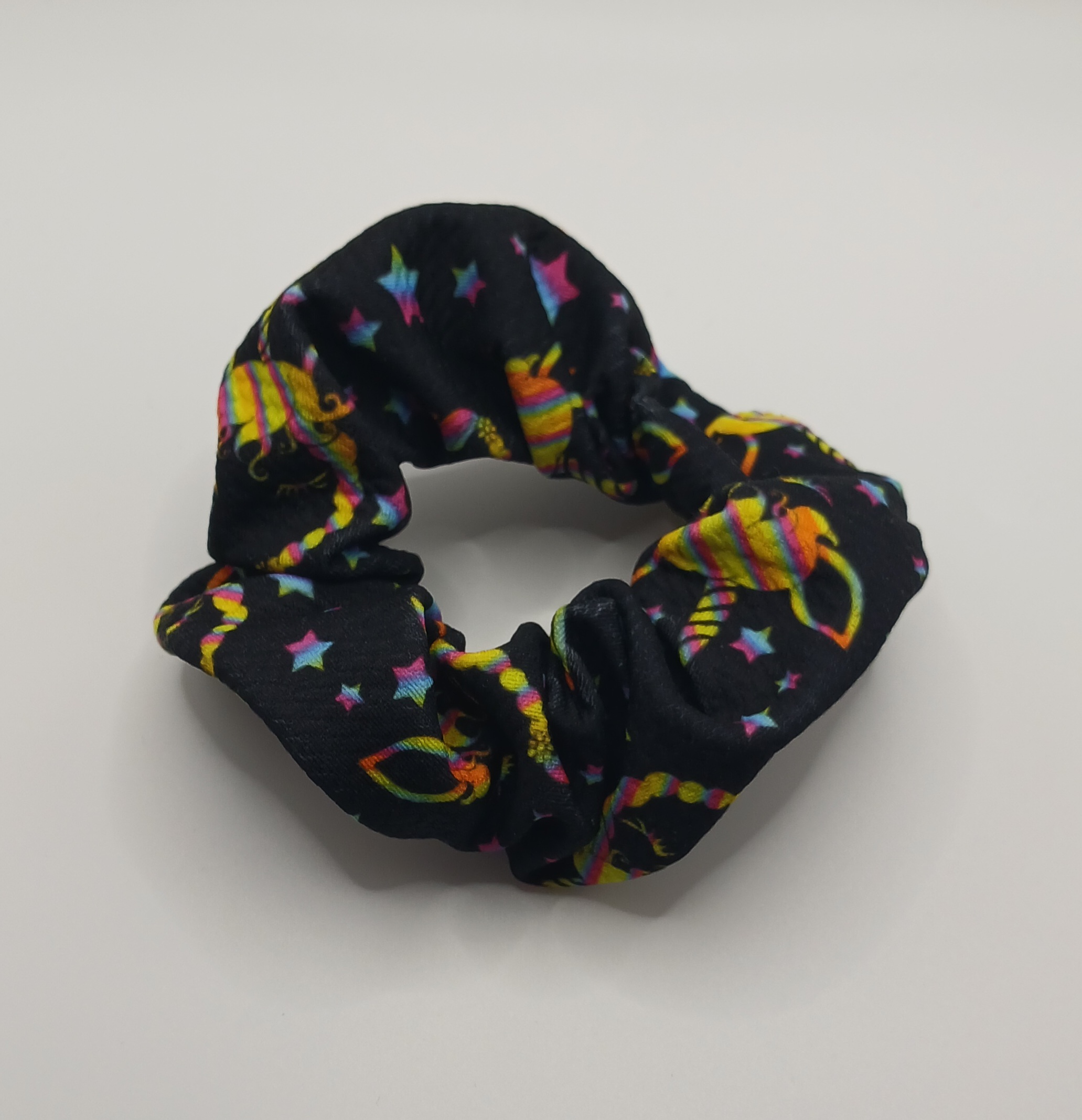 Rainbow Unicorn Medium Scrunchie