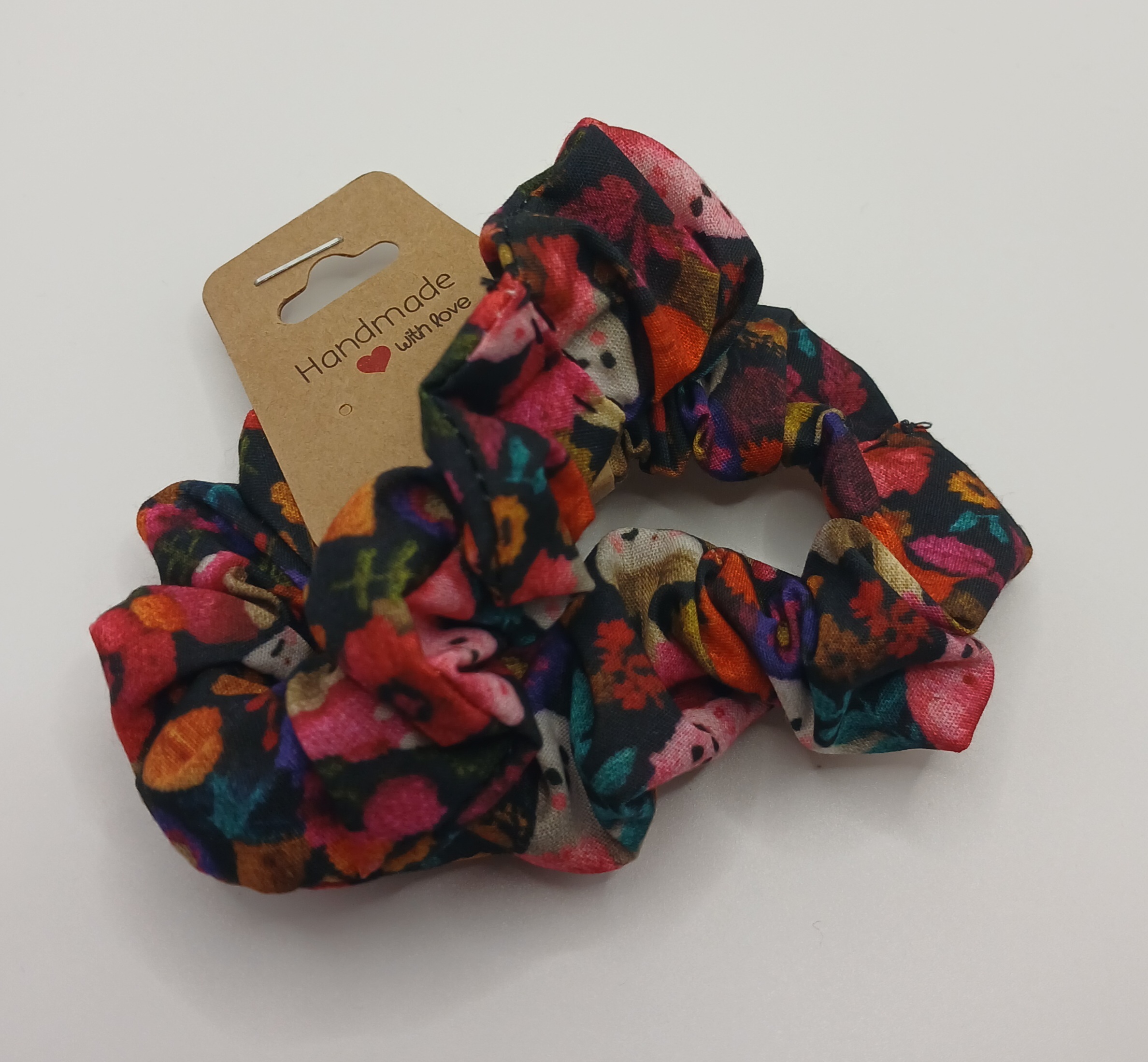 Set of 2 Mushrooms & Ghosts Small Scrunchies