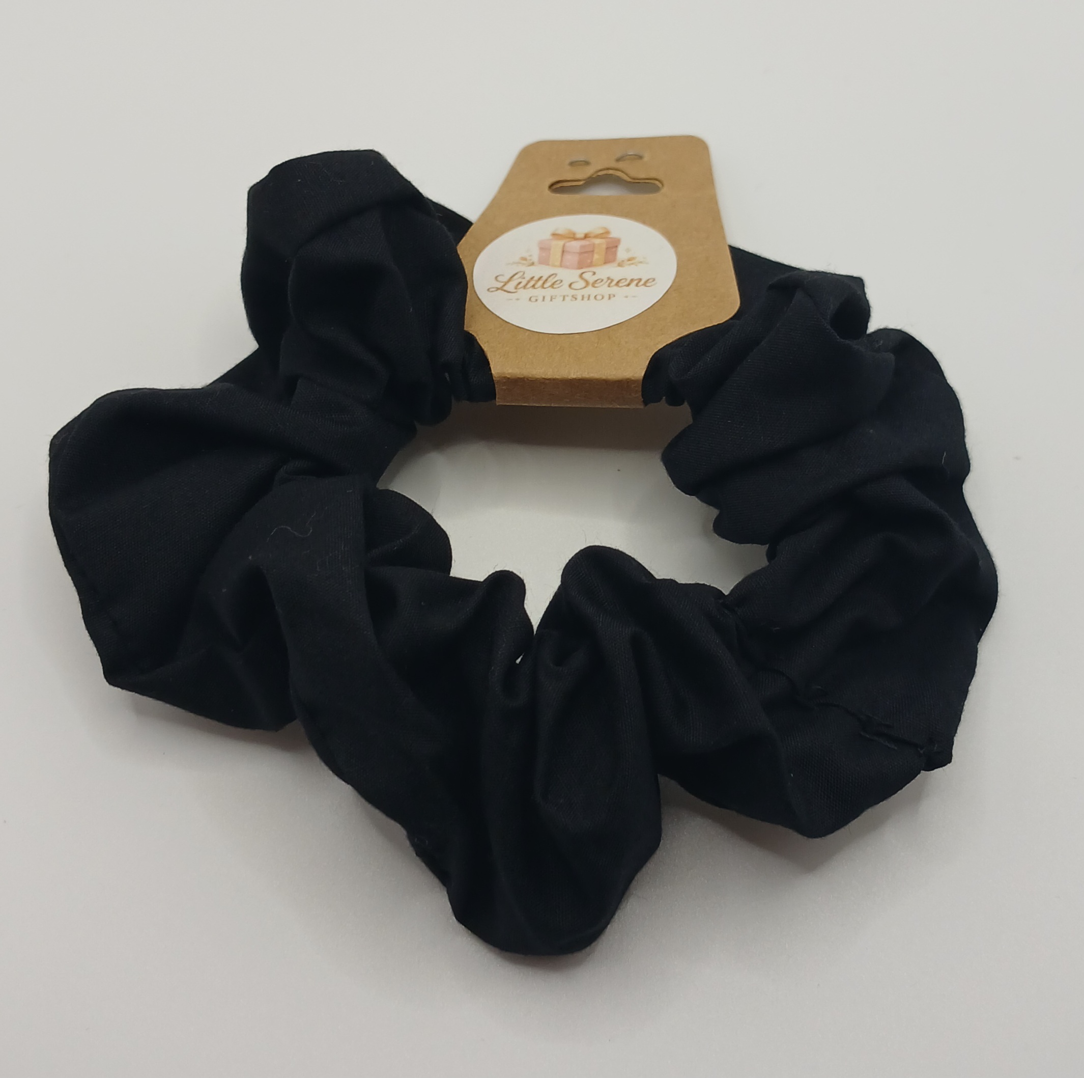 Black Large Scrunchie