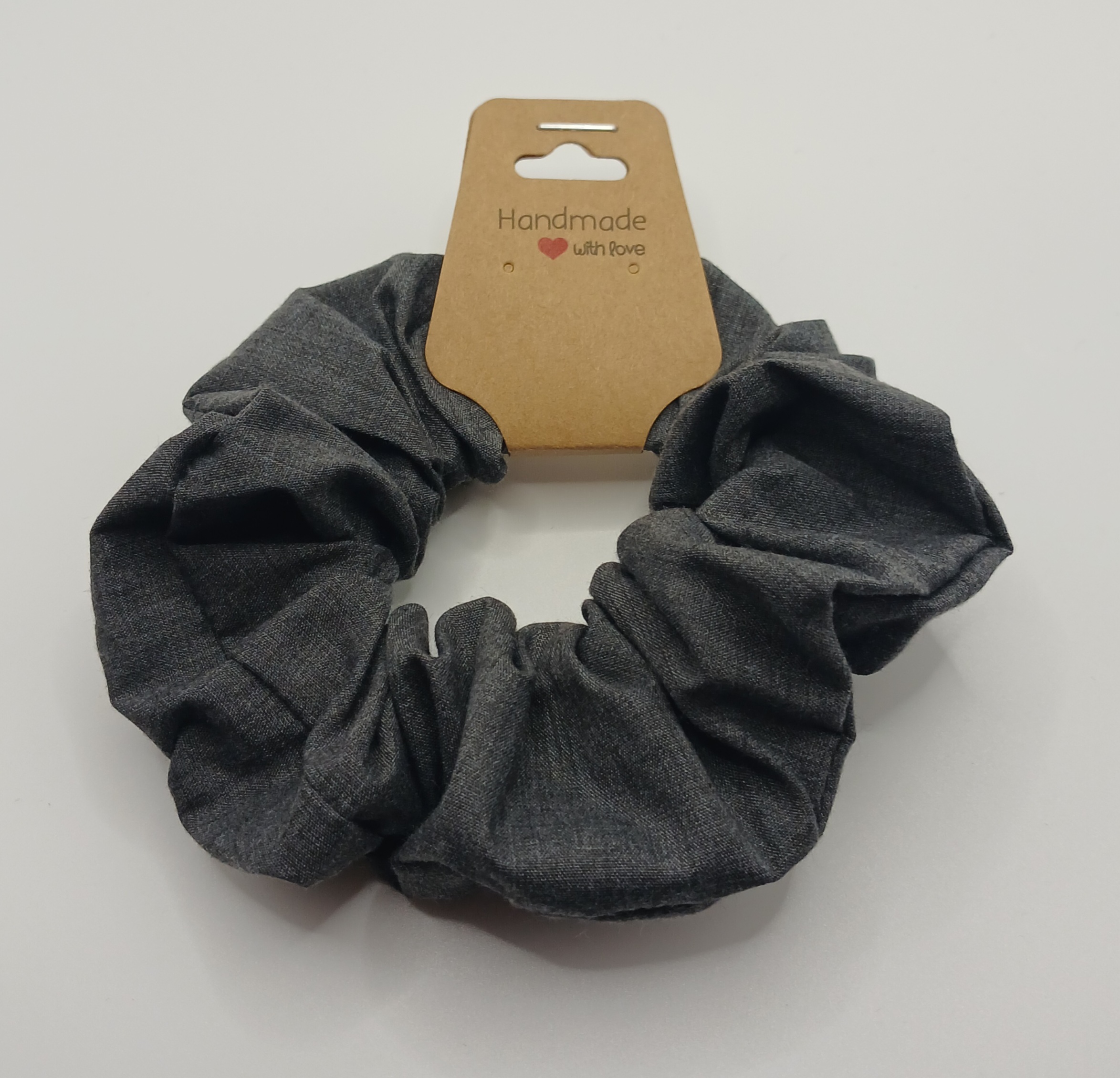 Grey Large Scrunchie