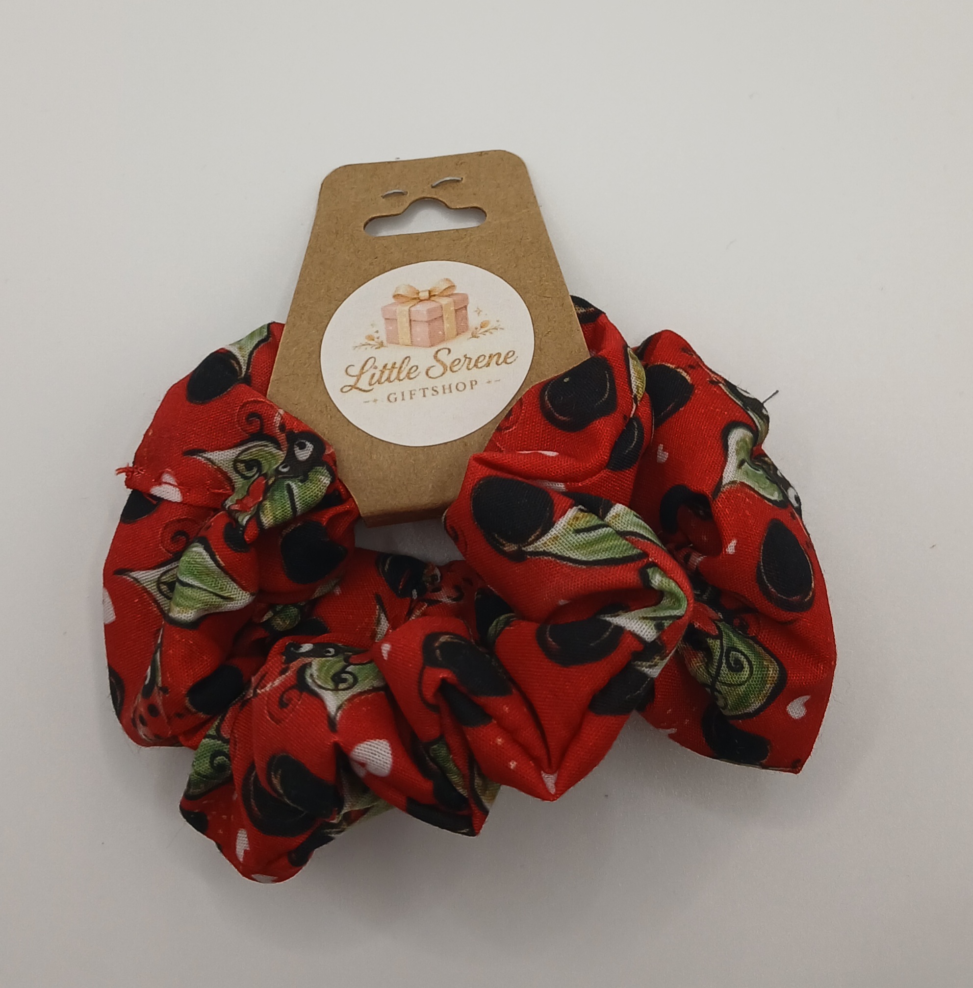 Set of 2 Ladybird Small Scrunchies