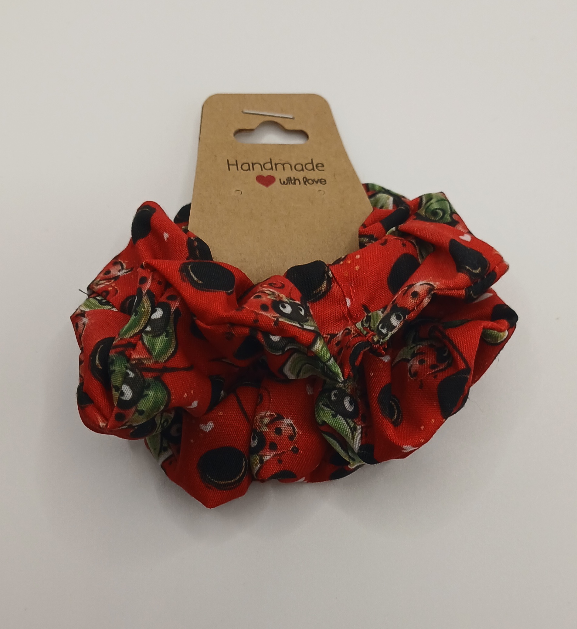 Set of 2 Ladybird Small Scrunchies