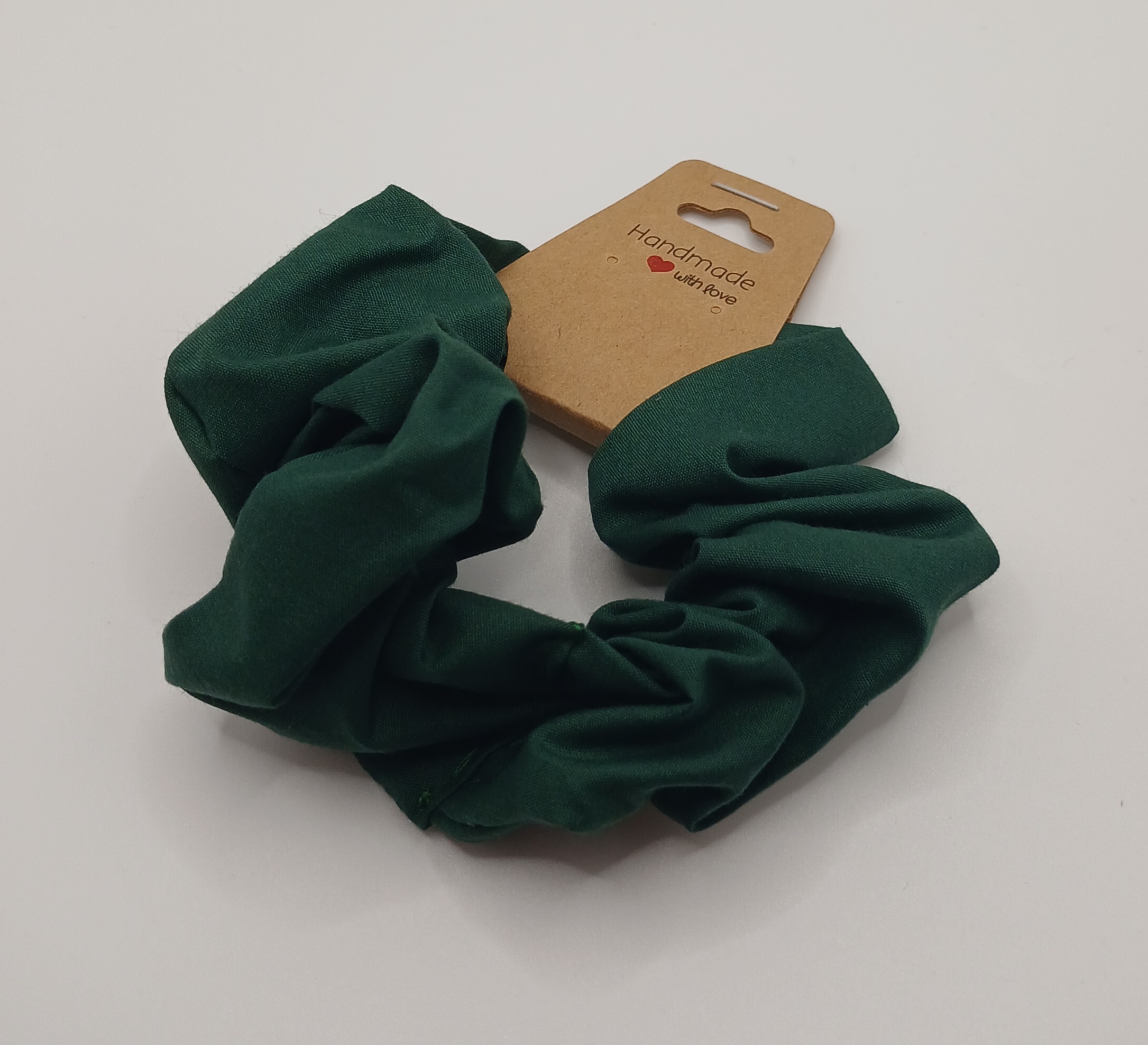 Green Large Scrunchie
