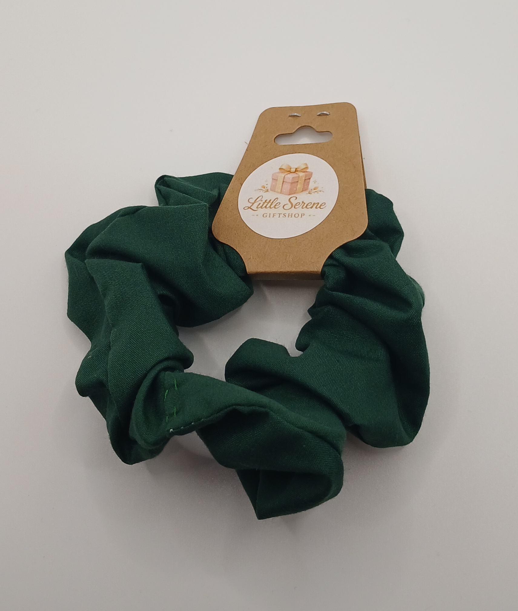 Green Large Scrunchie
