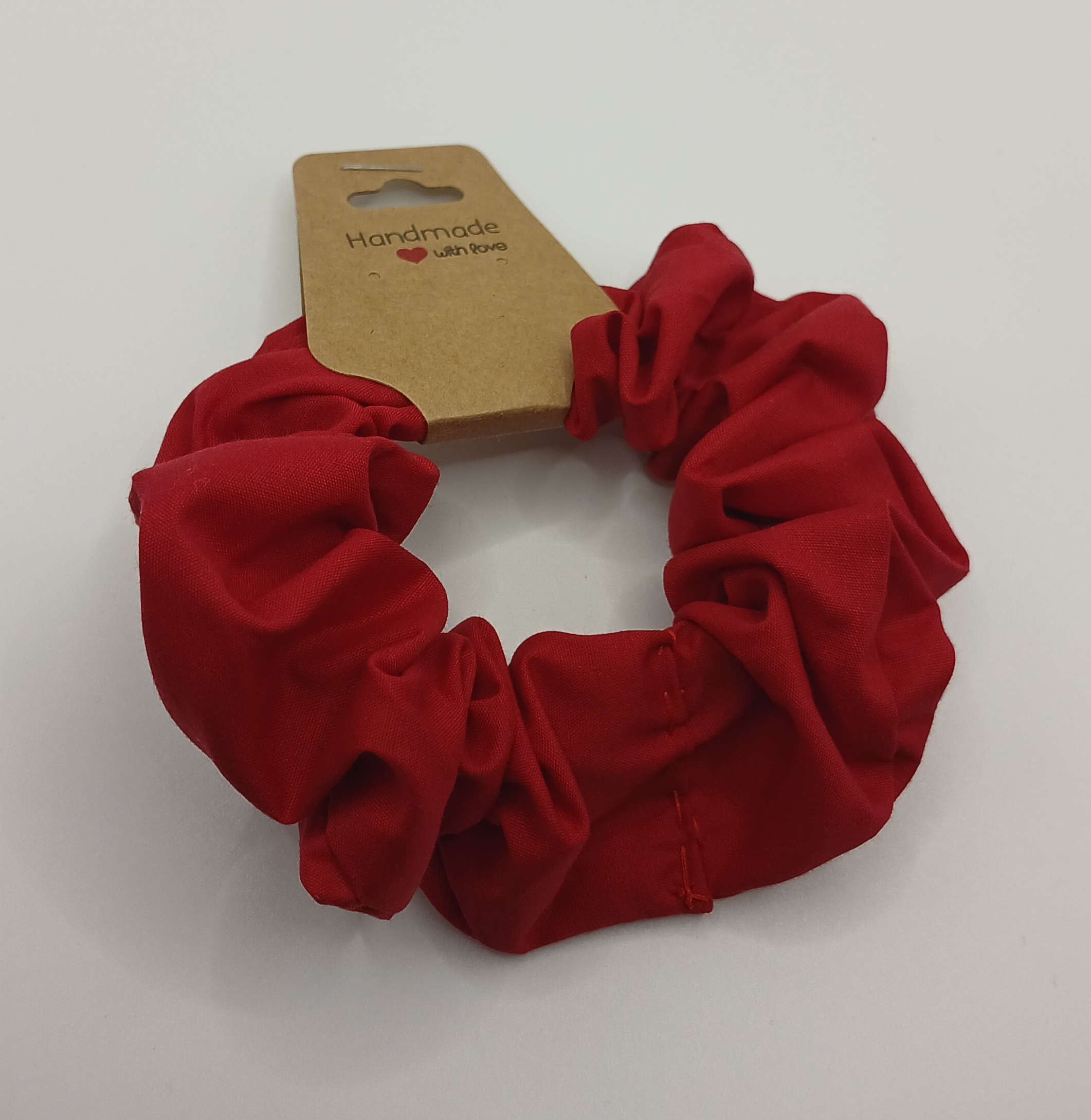 Red Large Scrunchie