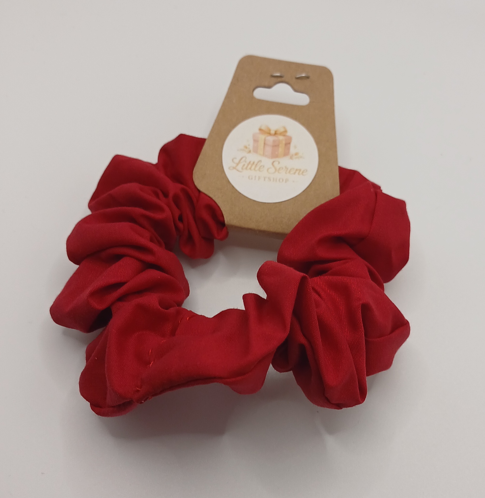 Red Large Scrunchie