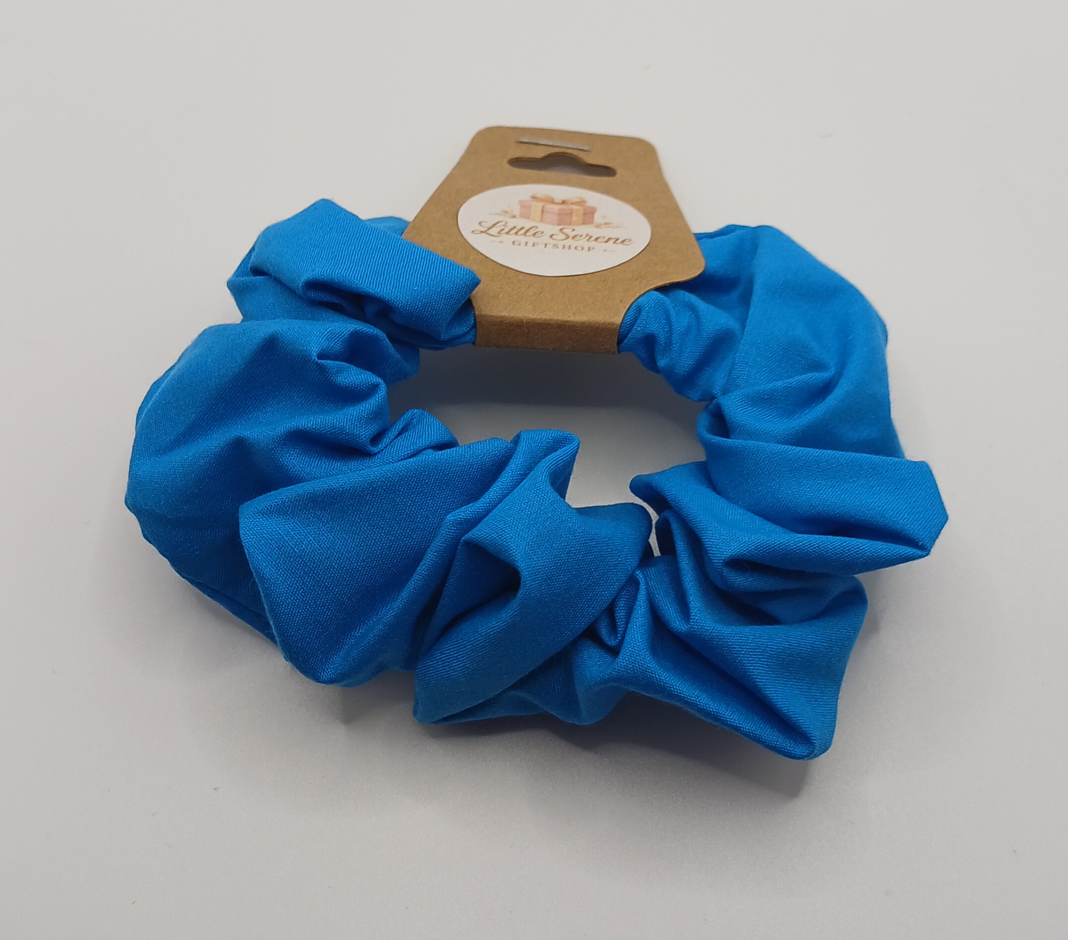 Blue Large Scrunchie